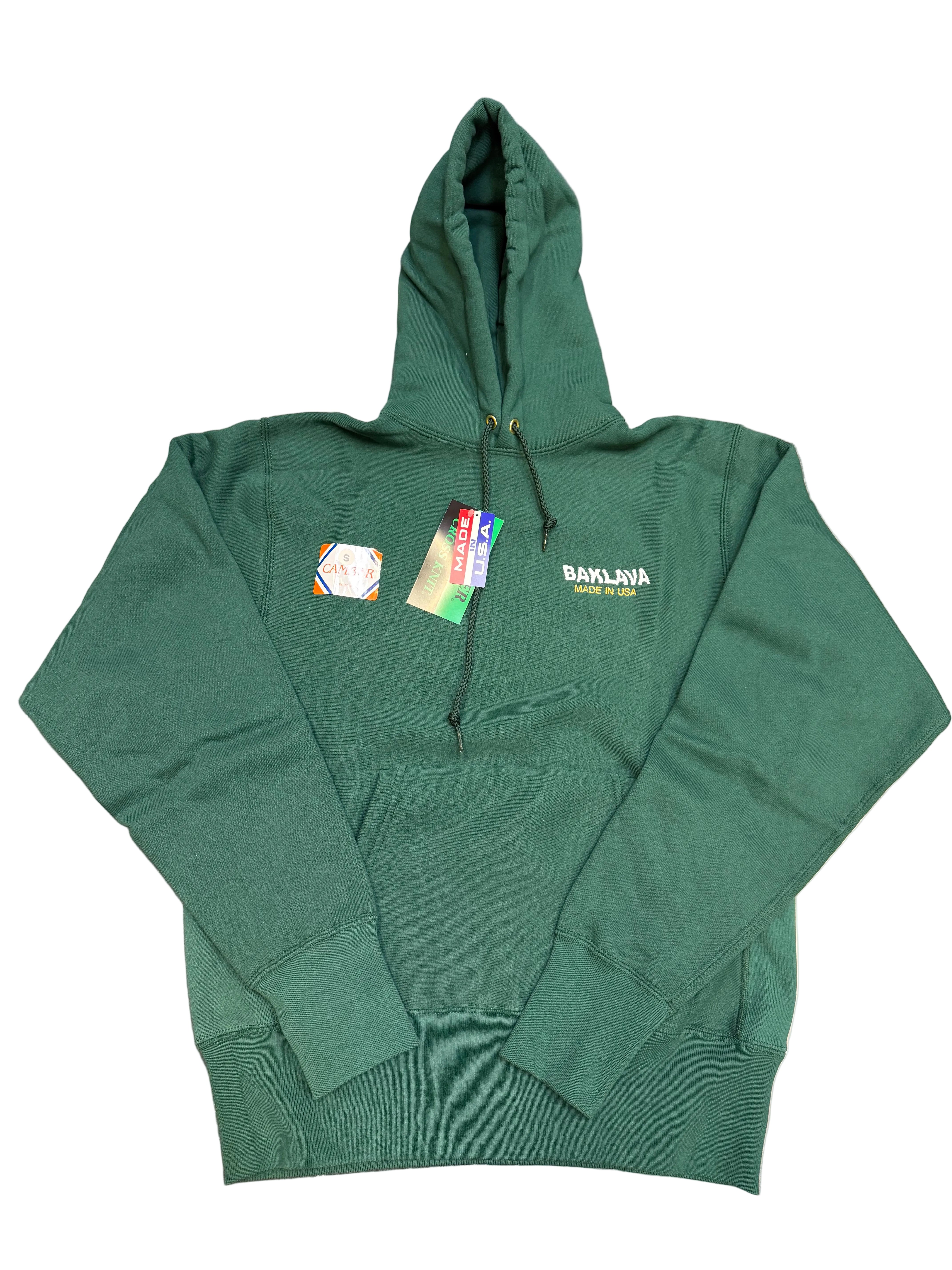Size M Action Bronson Baklava Made in USA Hoodie "Green" Brand New