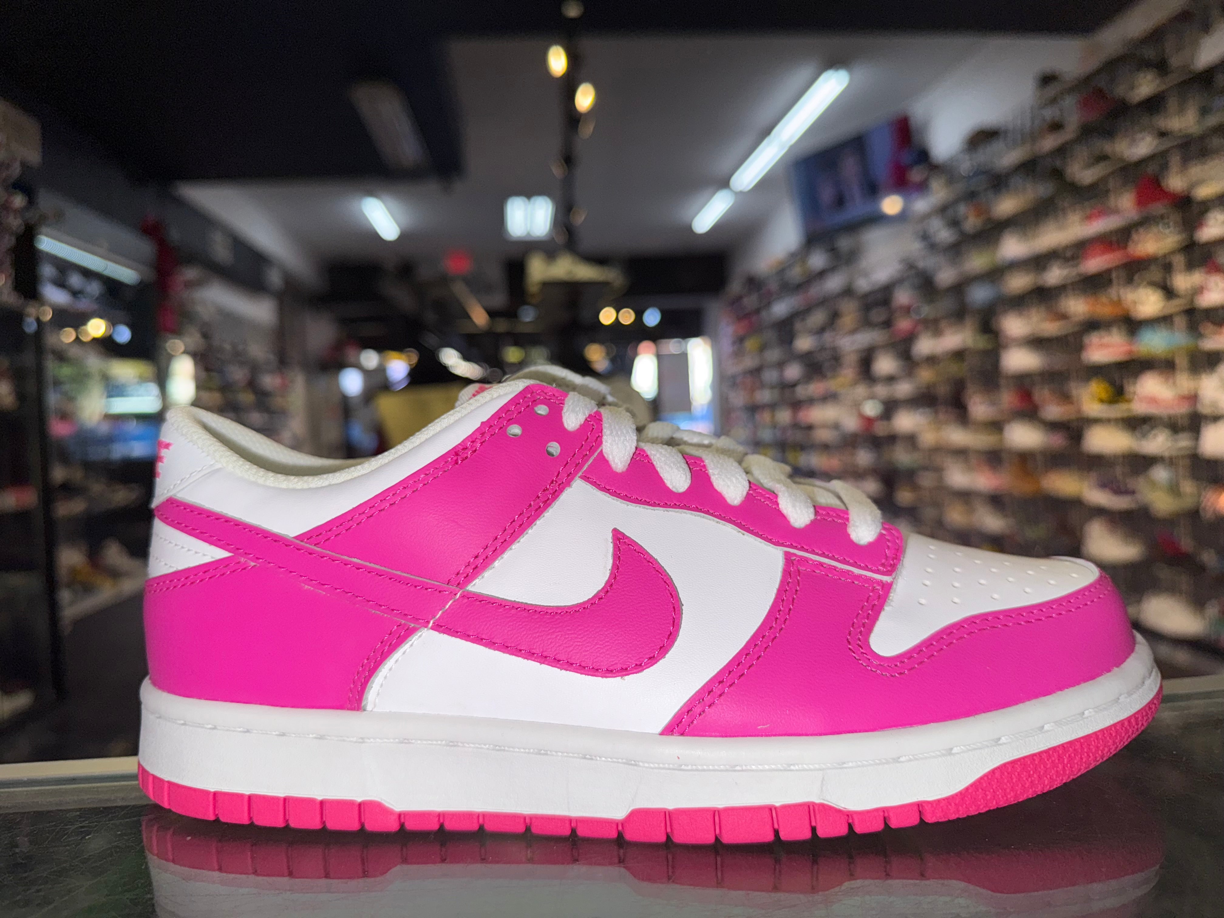 Size 6.5y Dunk Low "Laser Fuchsia" Brand New