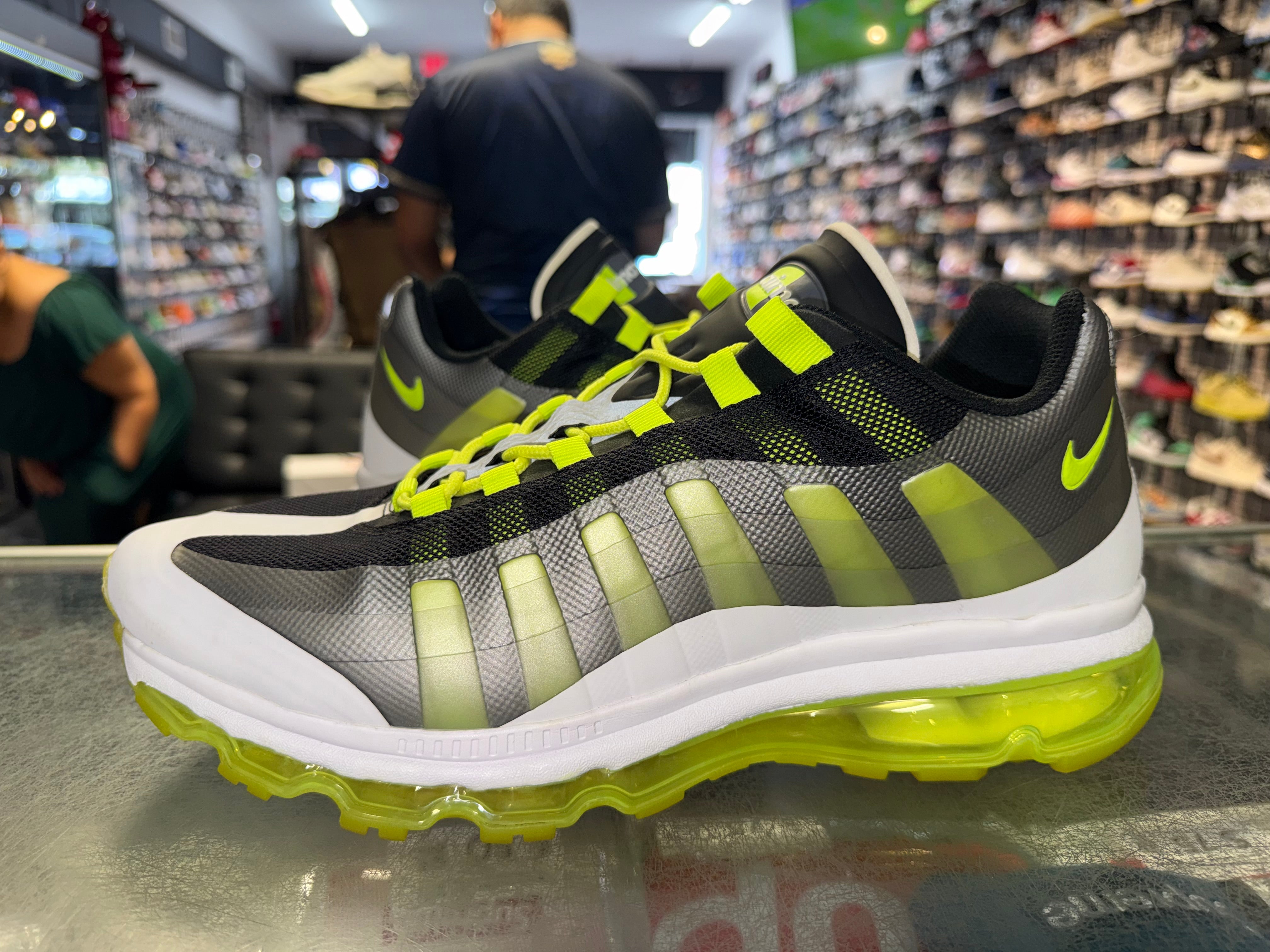 Size 13 Air Max 95+ "Black White Volt"