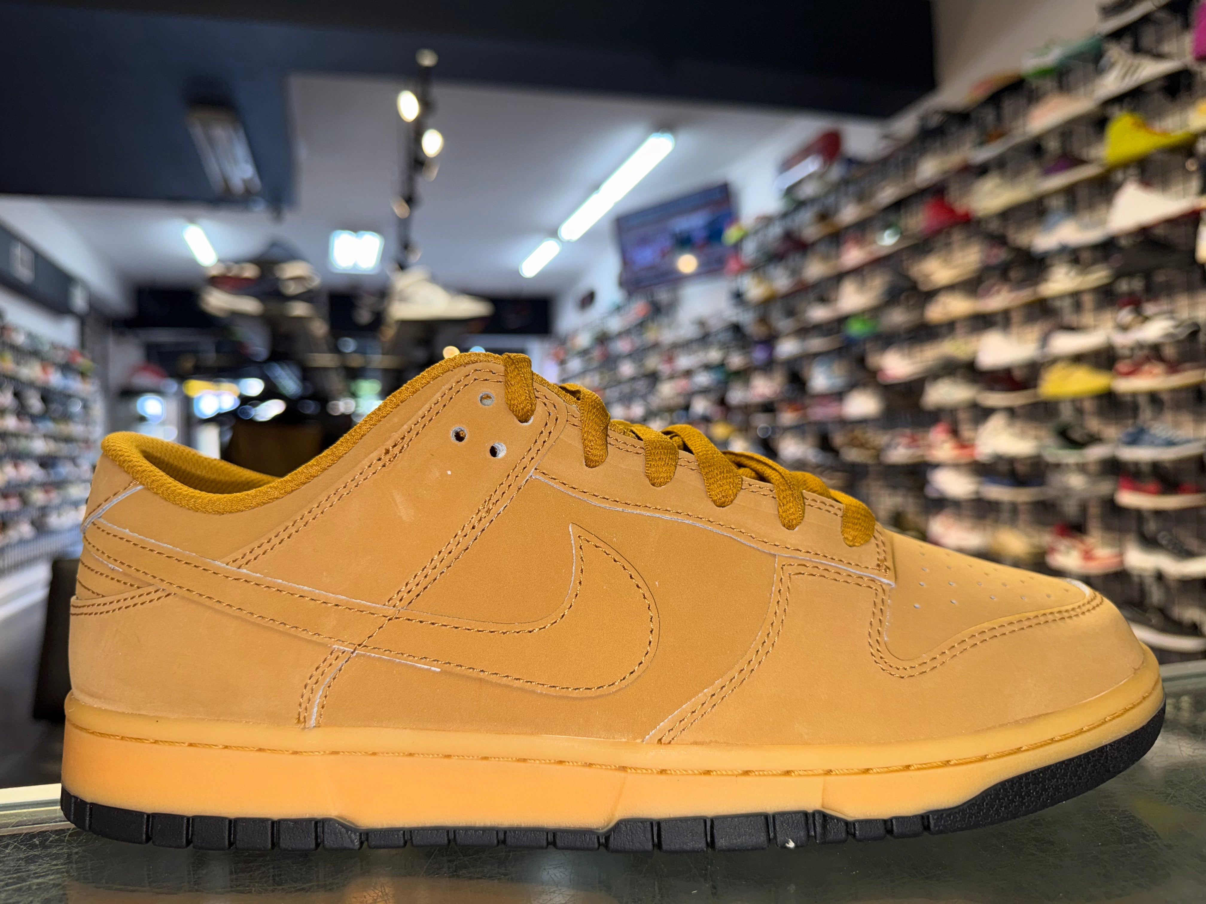 Size 12 Dunk Low "Wheat Gum" Brand New