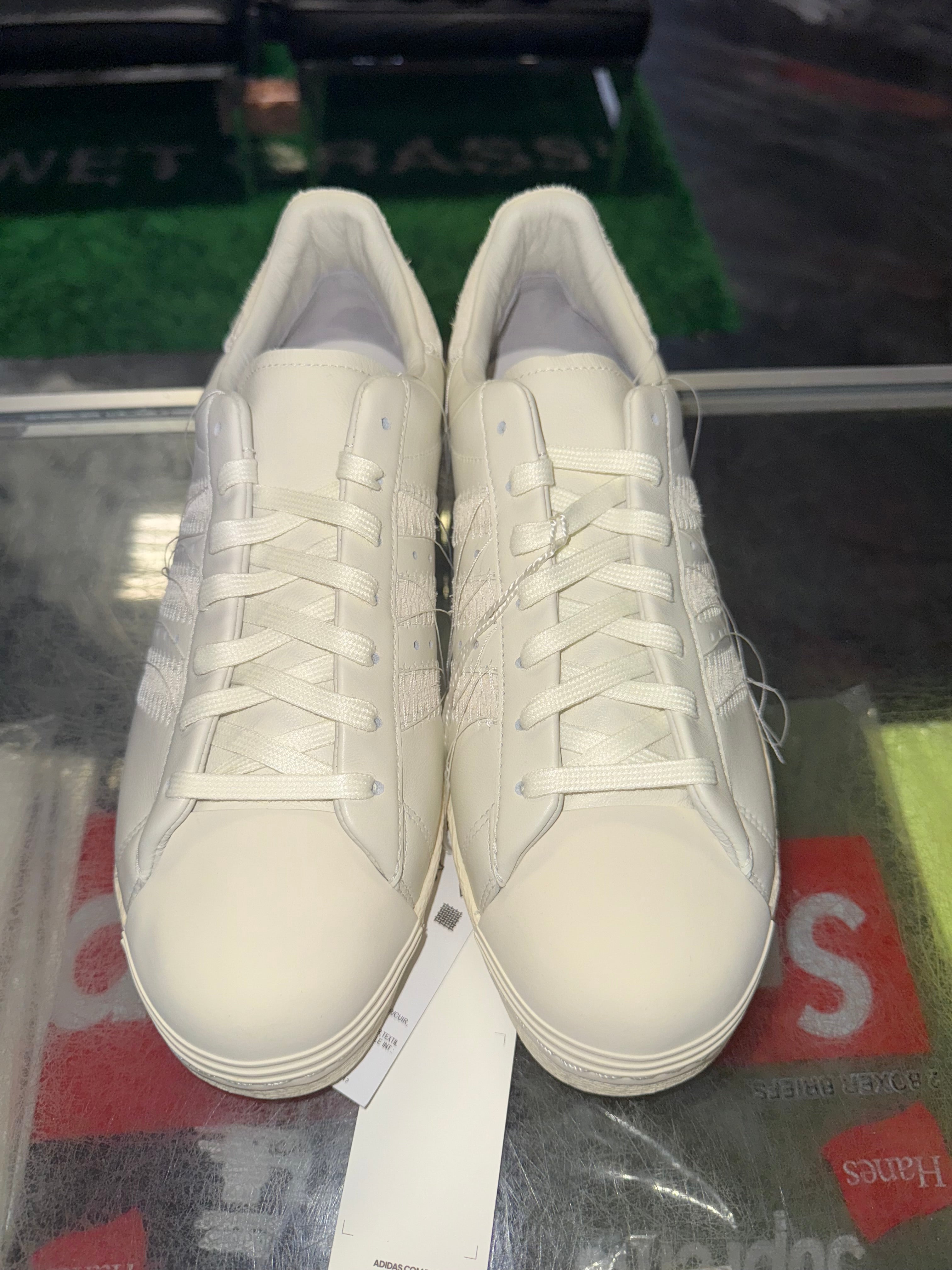 Size 9 Adidas Y-3 Superstar "Off White Sashiko" Brand New