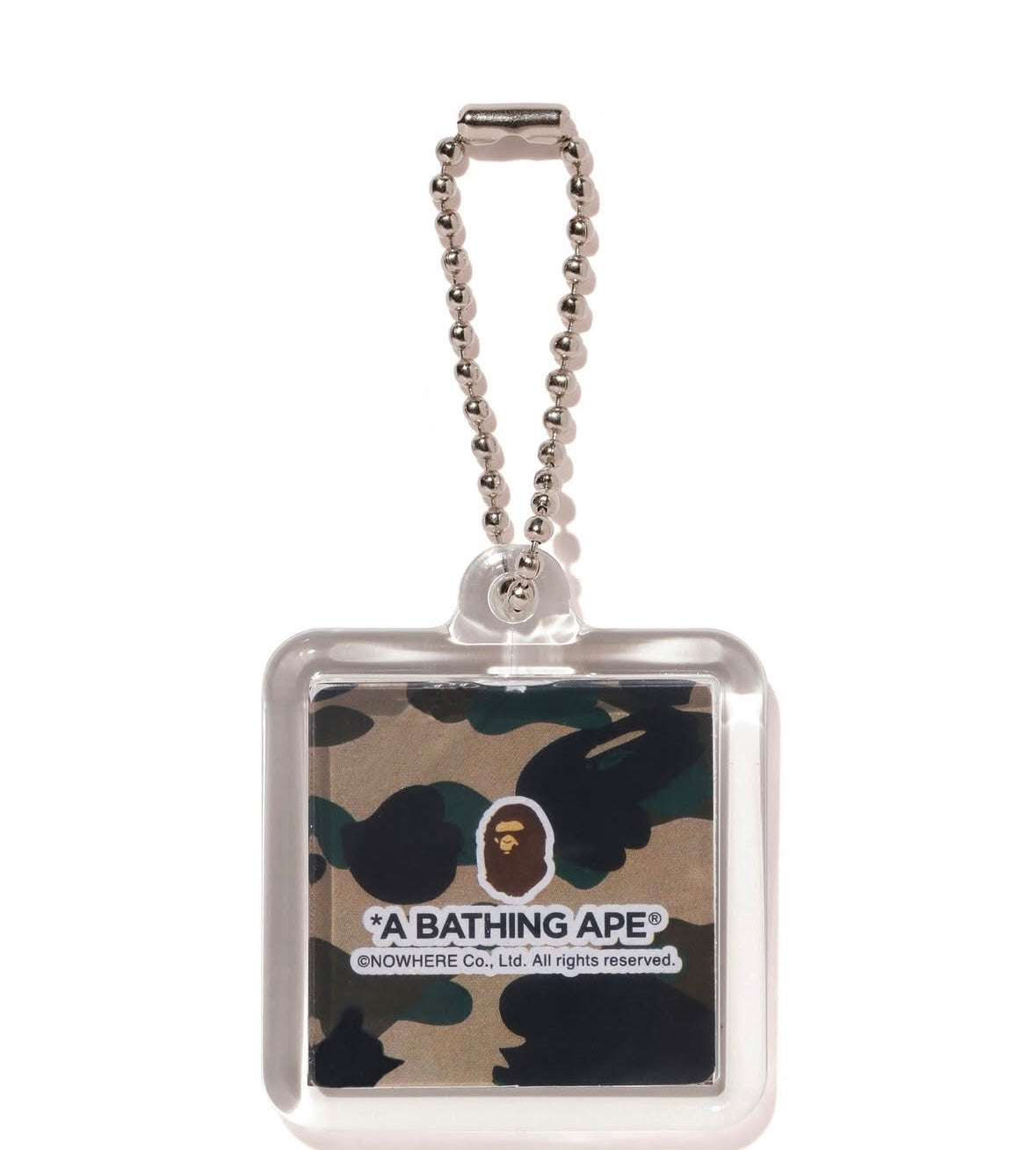 BAPE Head Light Camo "Tokyo" Keychain Brand New