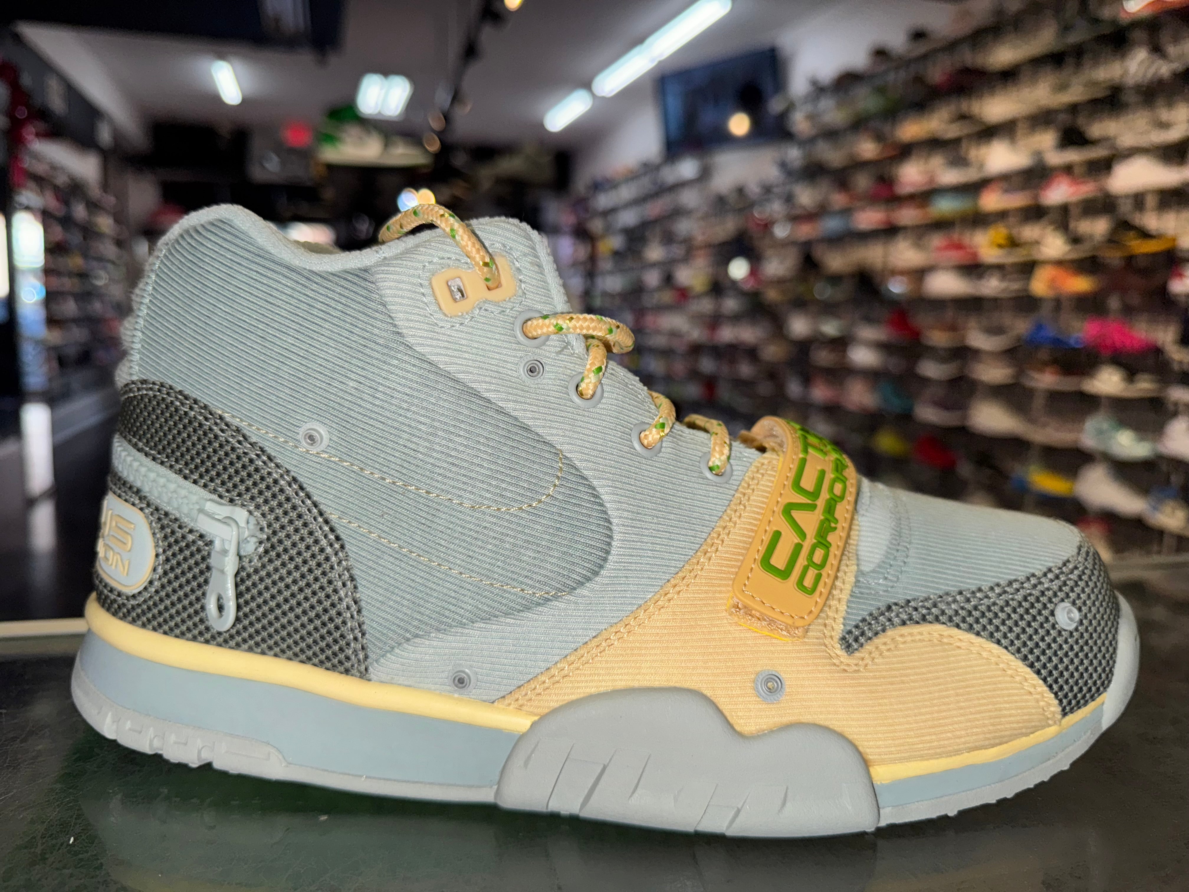 Size 10 Air Trainer 1 Travis Scott "Grey Haze' Brand New