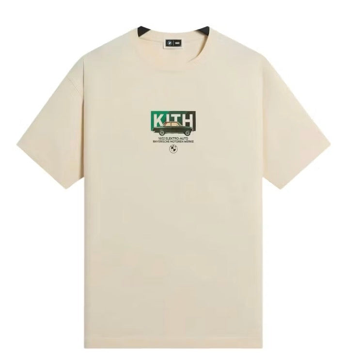 Size M Kith x BMW 1602 Tee “Cream/Green” Brand New