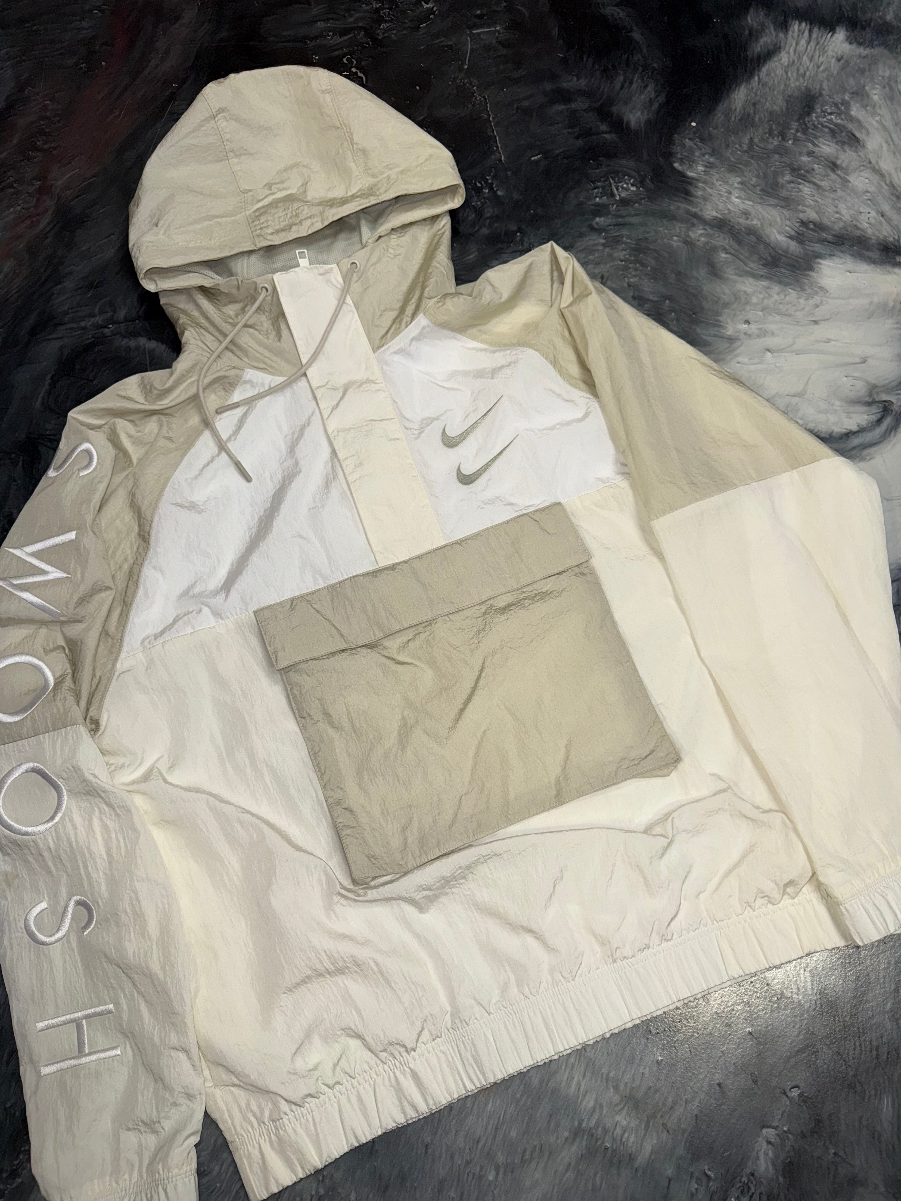 Size L Nike Swoosh Full Tracksuit “White/Beige” Worn 1x