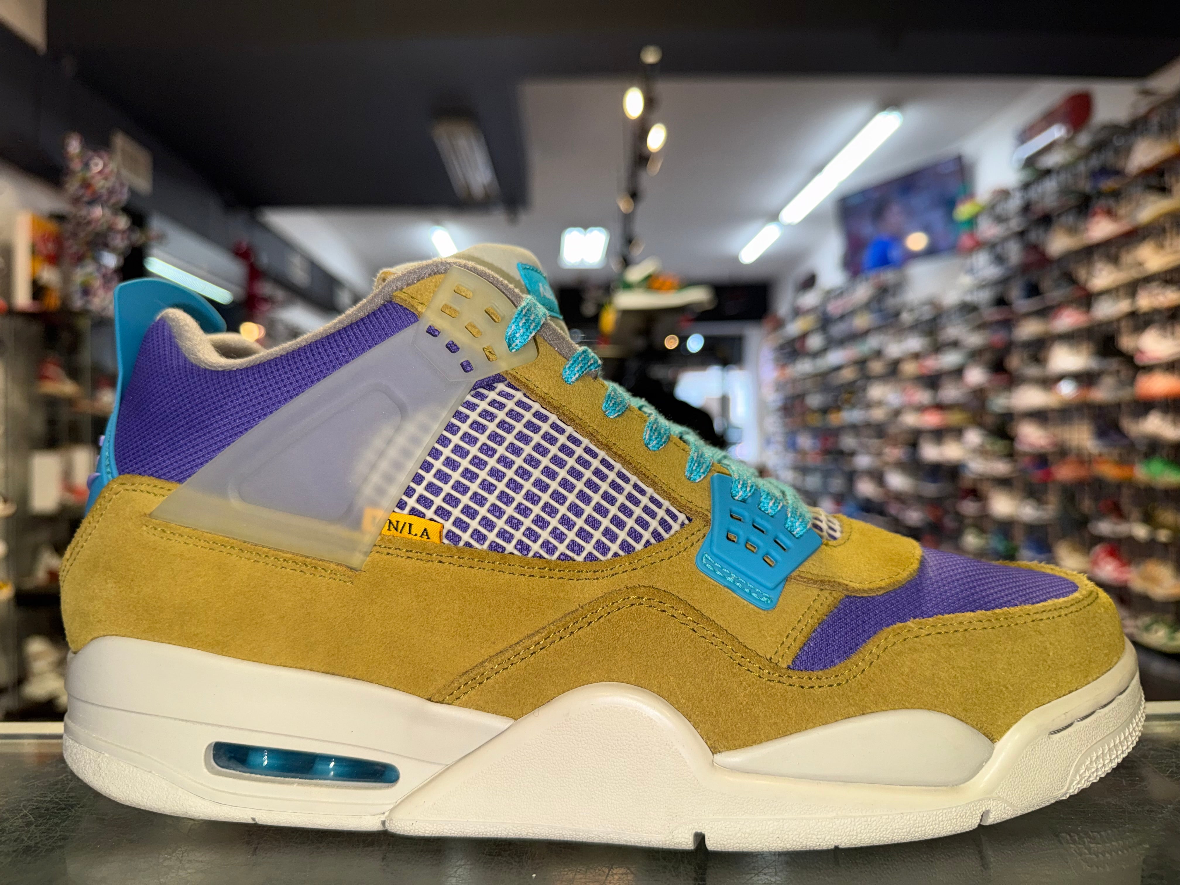 Size 13 Air Jordan 4 Union "Desert Moss"