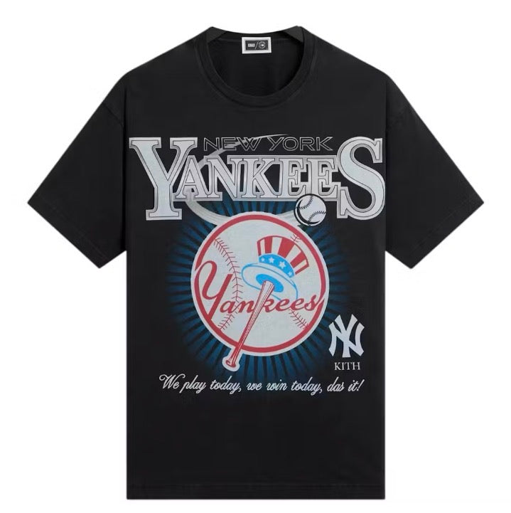 Size XL Kith x NY Yankees Legacy Tee “Black” Brand New