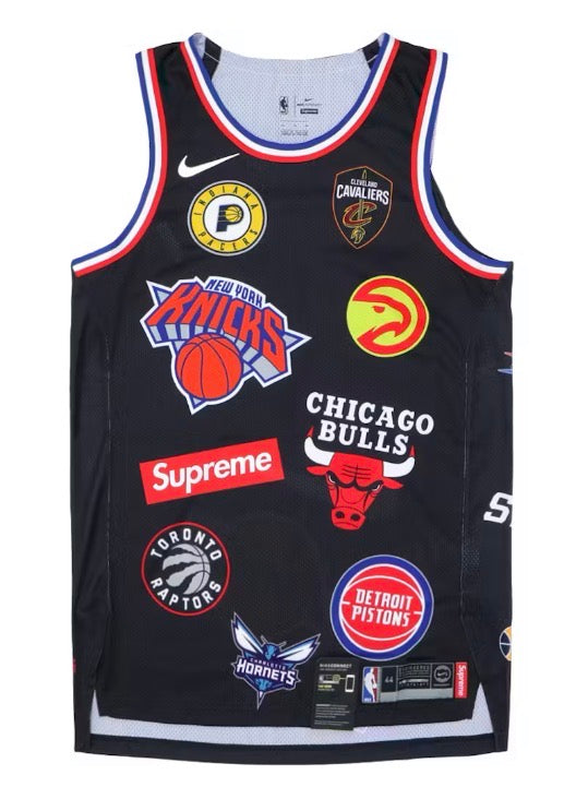 Size XL Supreme x Nike/NBA Teams Jersey “Black”