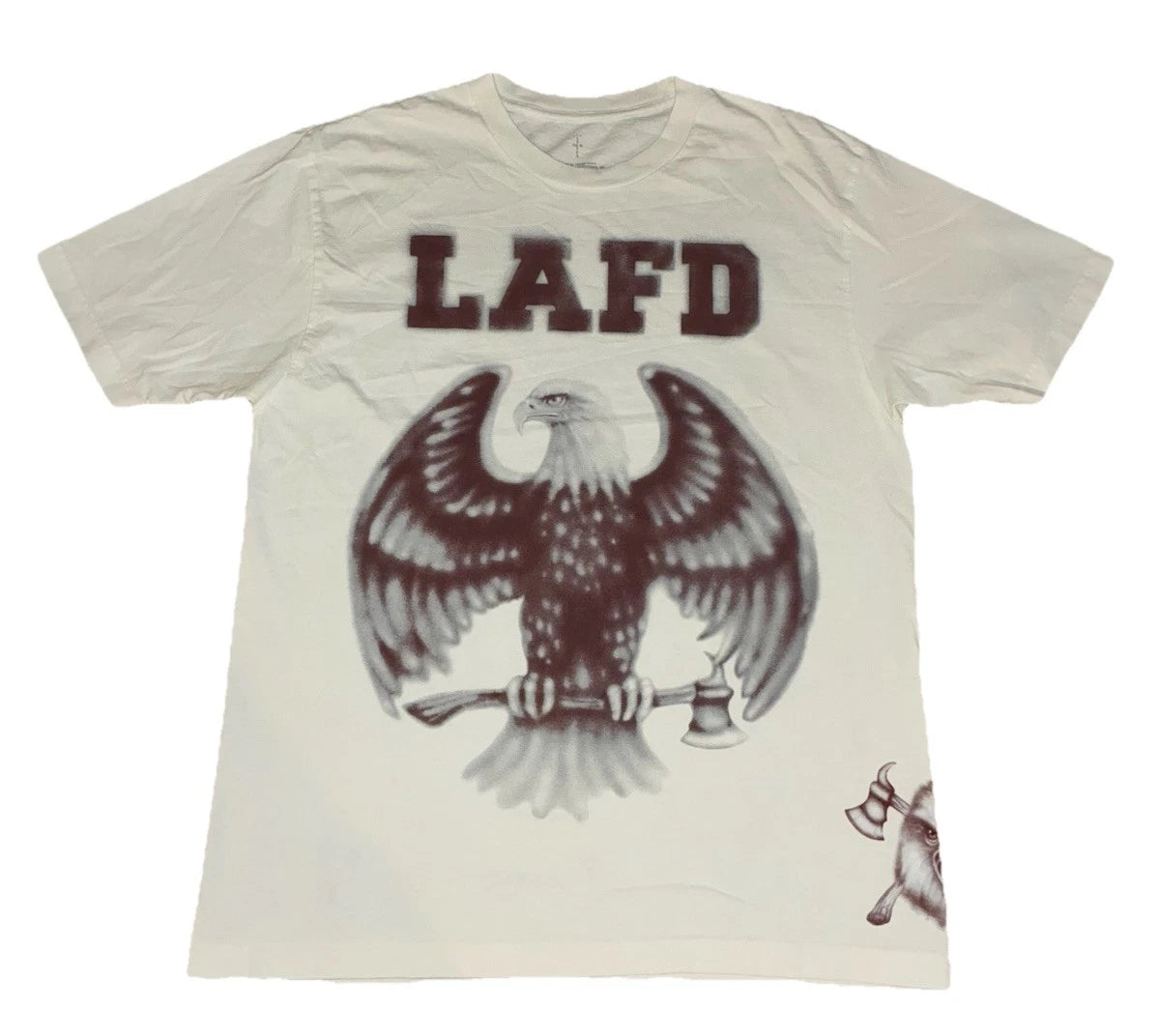 Size M Travis Scott for LAFD Tee “White” Brand New