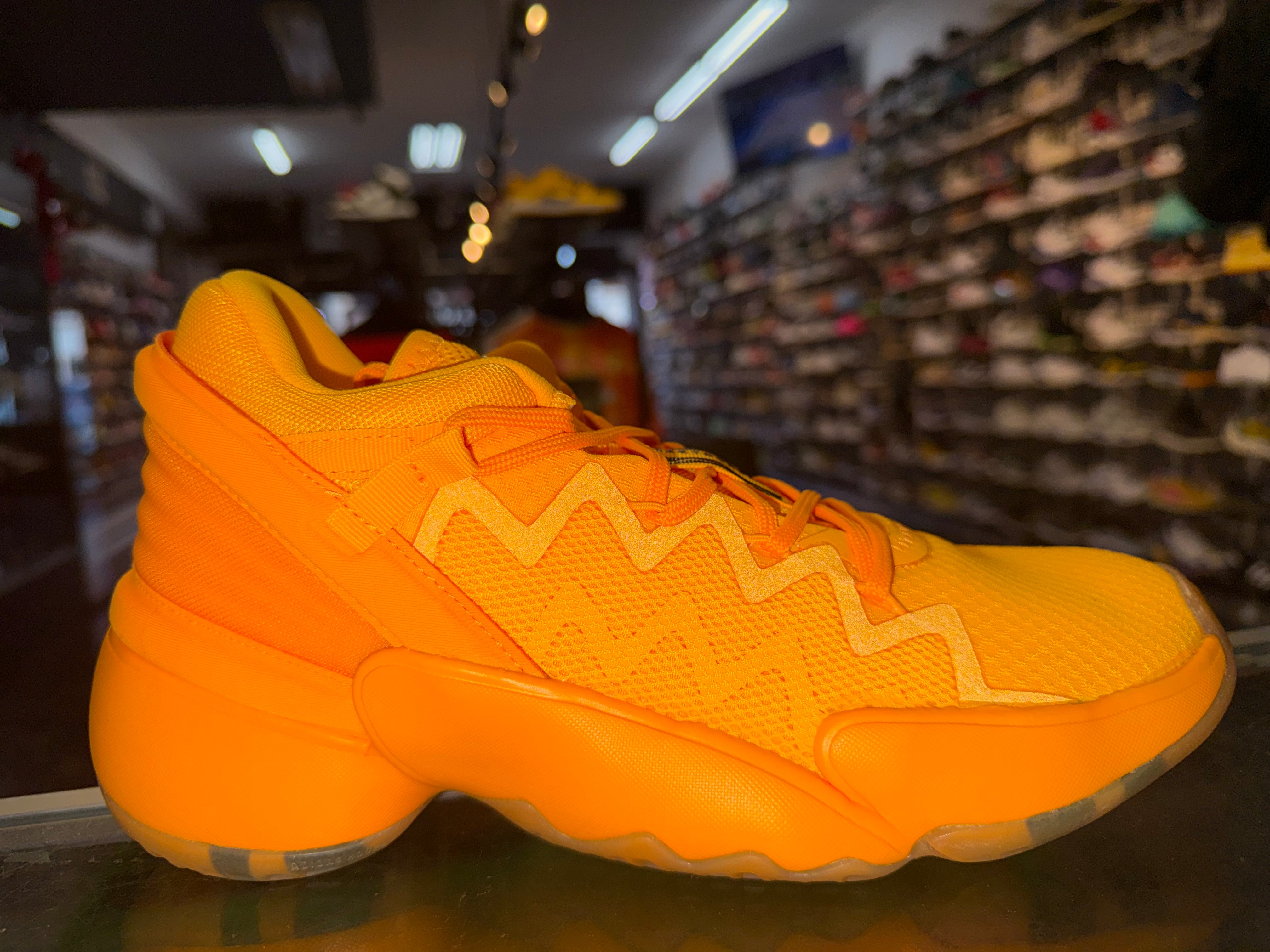 Size 5y Adidas DON Issue #2 Crayola “Solar Gold” Brand New