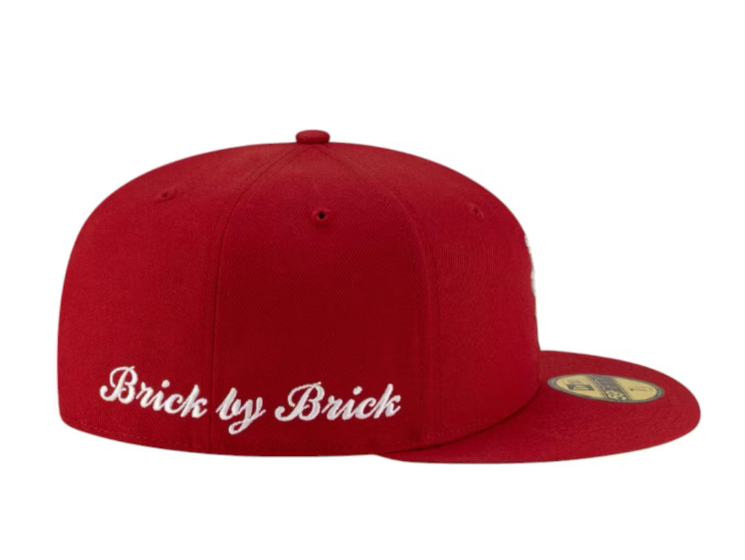 Size 7 1/4 Nigel Sylvester x New Era NY Mets Fitted Hat “Brick by Brick” Brand New