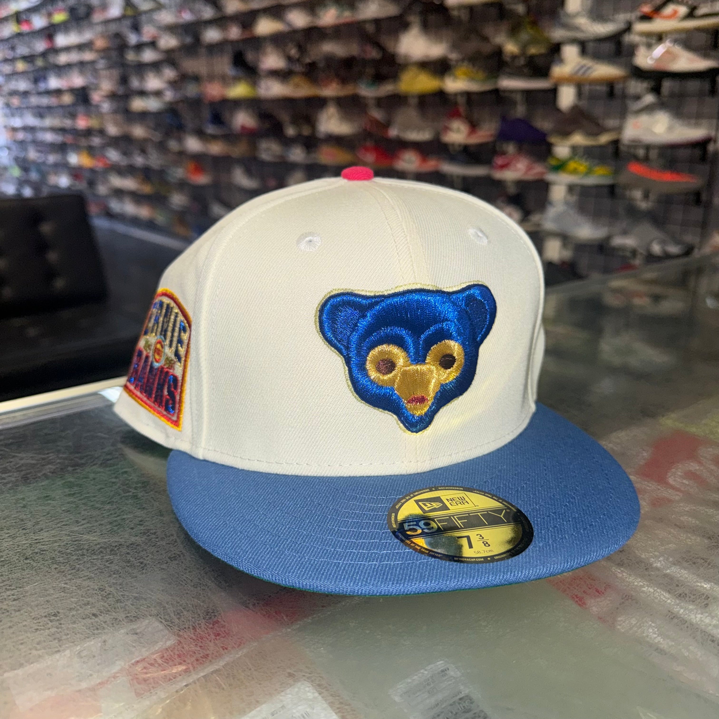 Size 7 3/8 New Era Fitted Hat “Cubs Ernie Banks” Brand New