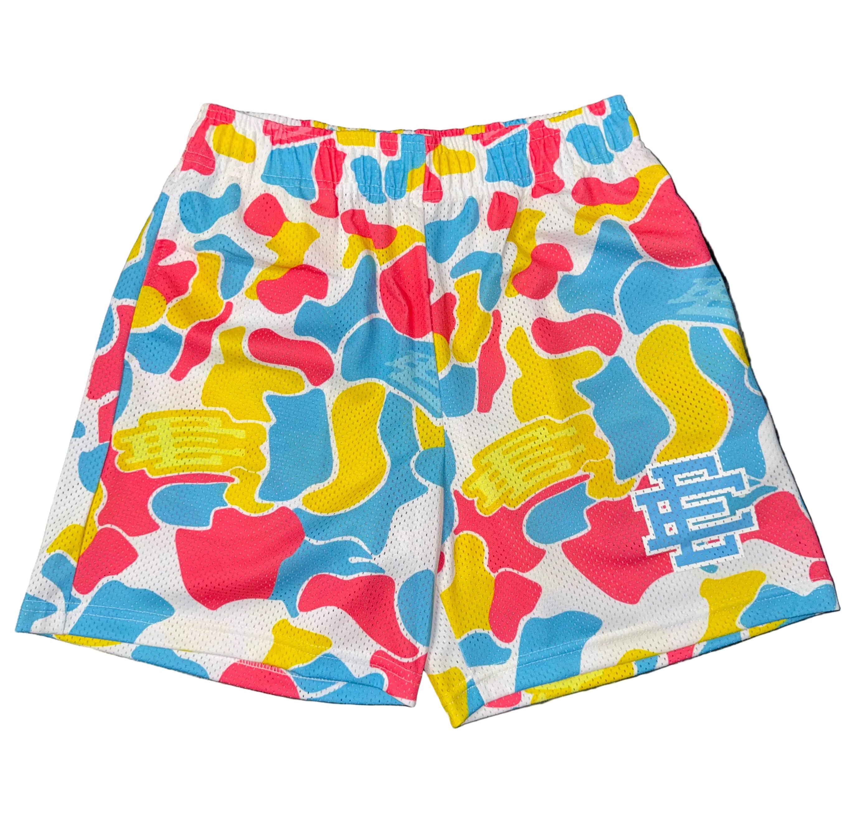 Size M Eric Emanuel EE Shorts “Multi Camo Pink” Brand New