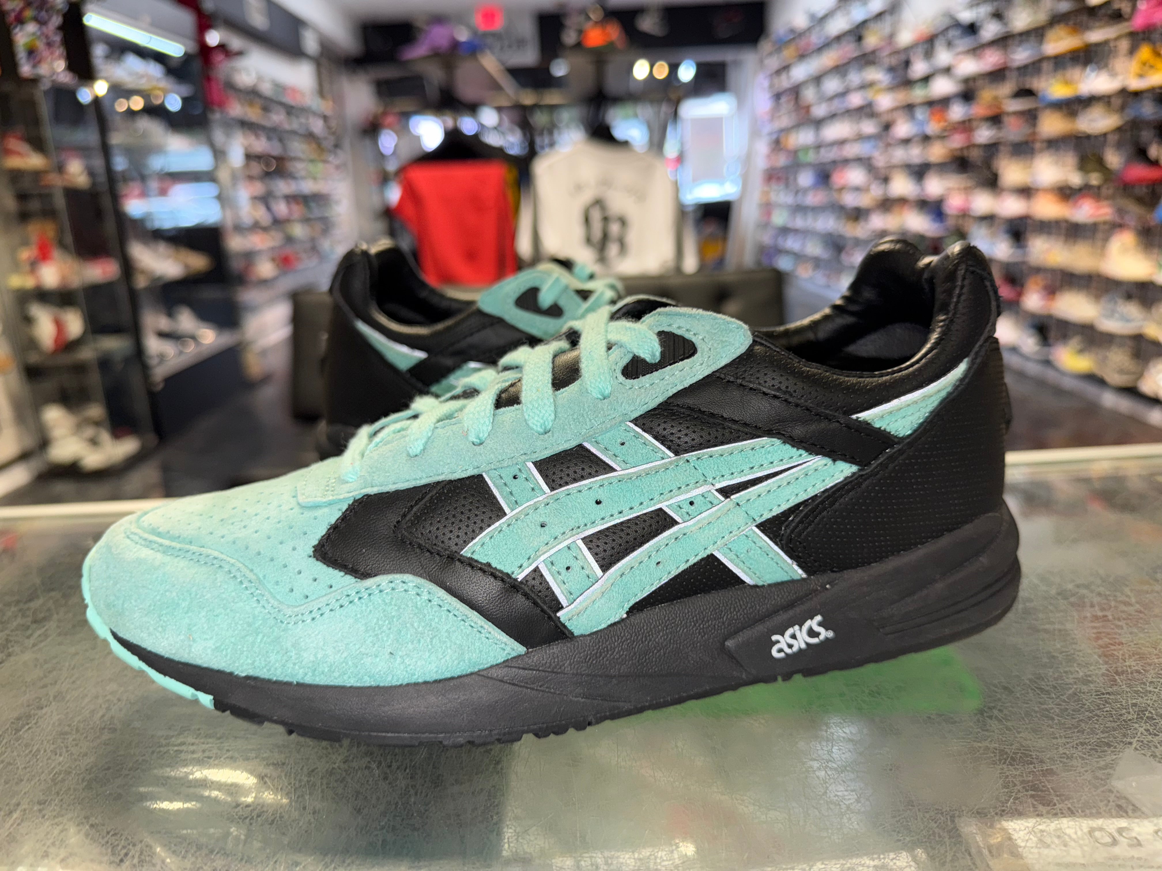 Size 7.5 Asics Gel-Saga Diamond Supply Co x Ronnie Fieg "Aqua Blue"