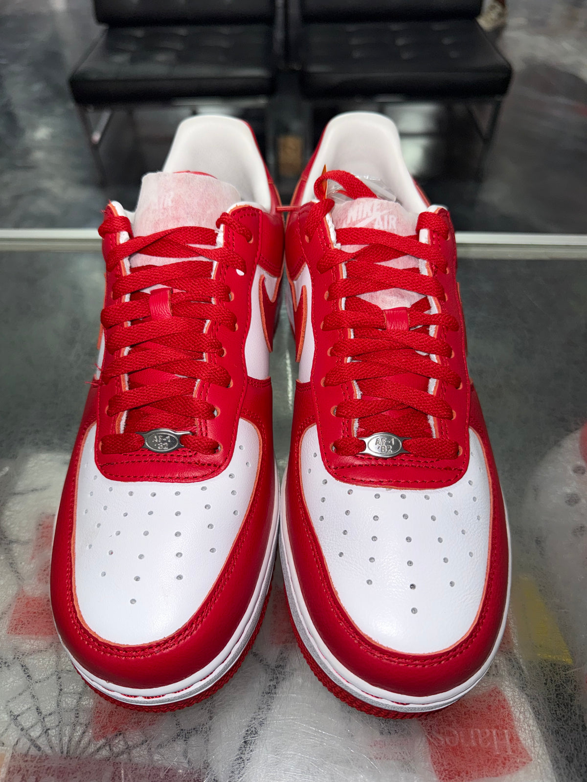 Size 10.5 Air Force 1 Terror Squad “University Red” Brand New