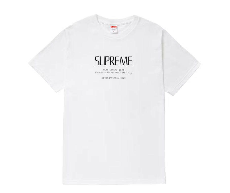 Size M Supreme Anno Domini Tee “White” Brand New