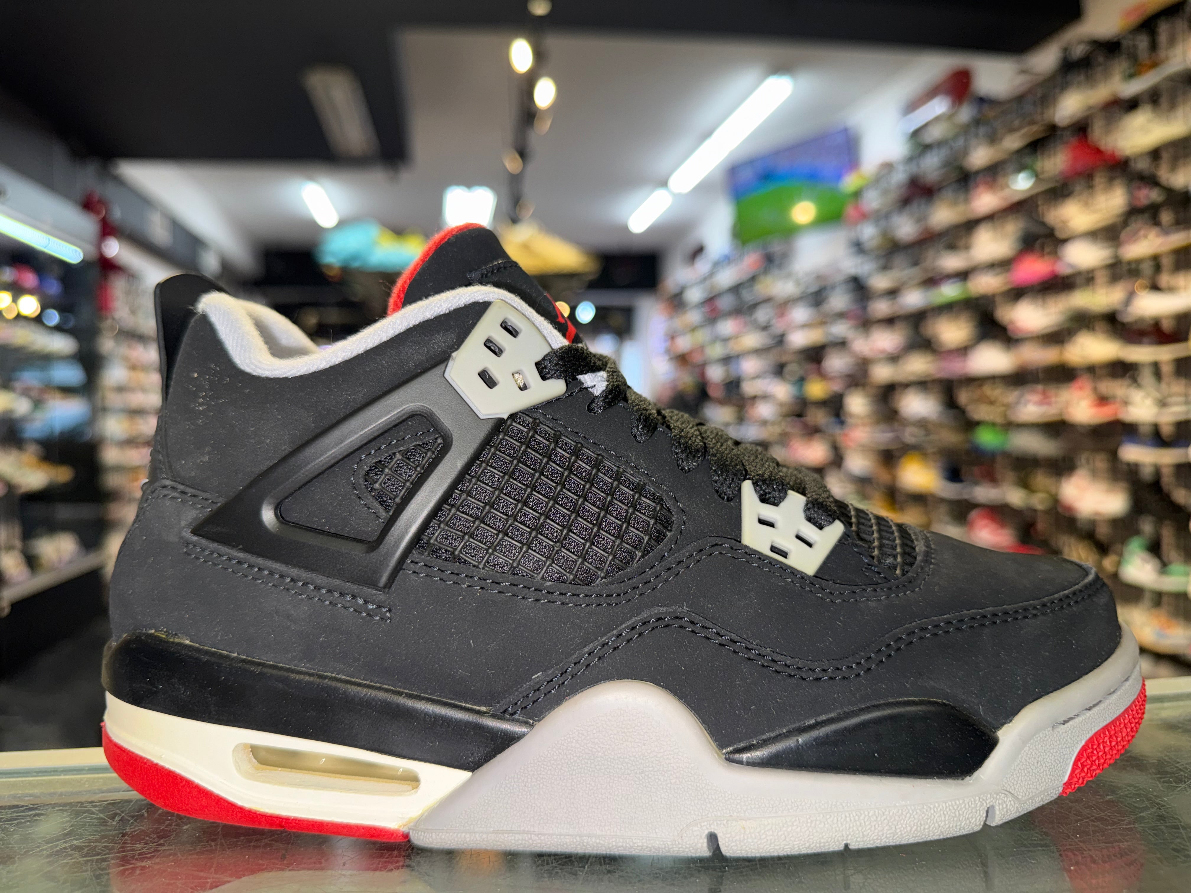 Size 5.5y Air Jordan 4 "Bred" 2019 Brand New