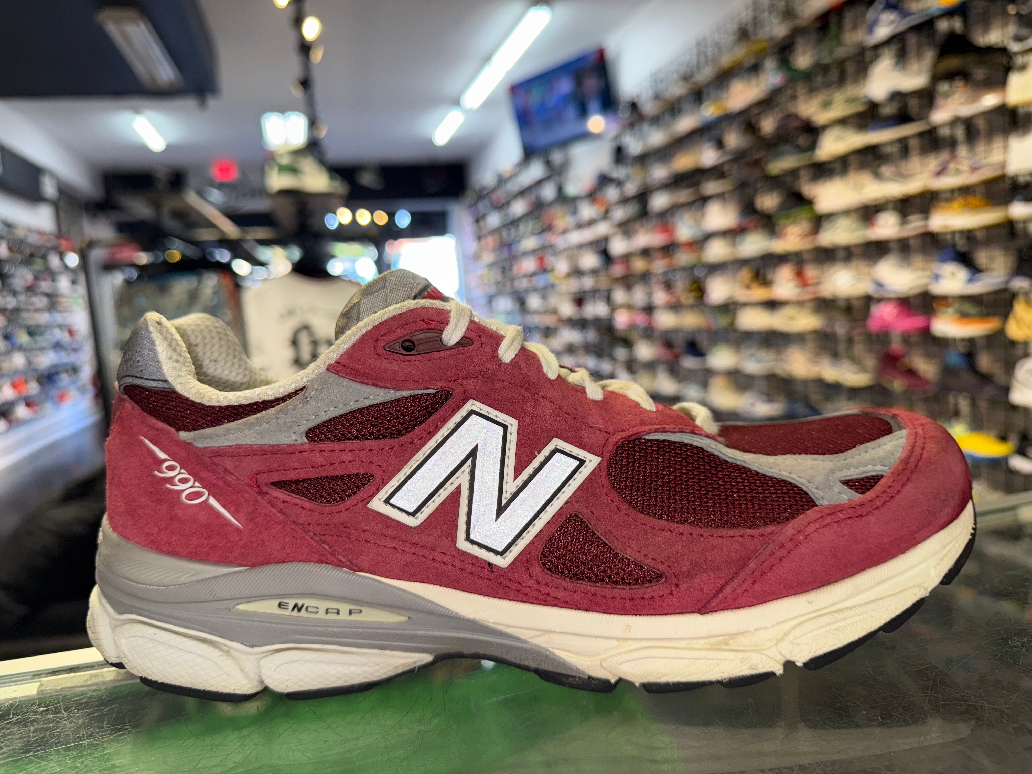 Size 9.5 New Balance 990 "Team Red"