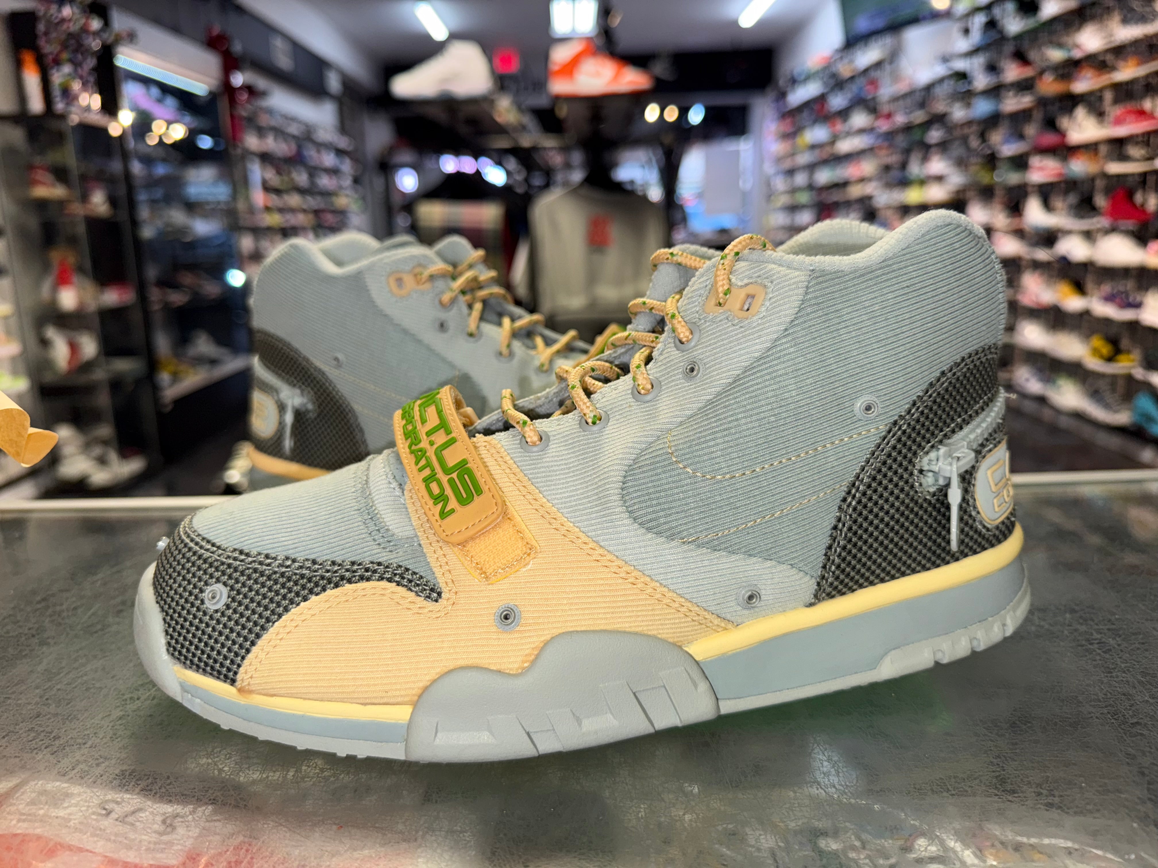 Size 8.5 Air Trainer 1 Travis Scott "Grey Haze"