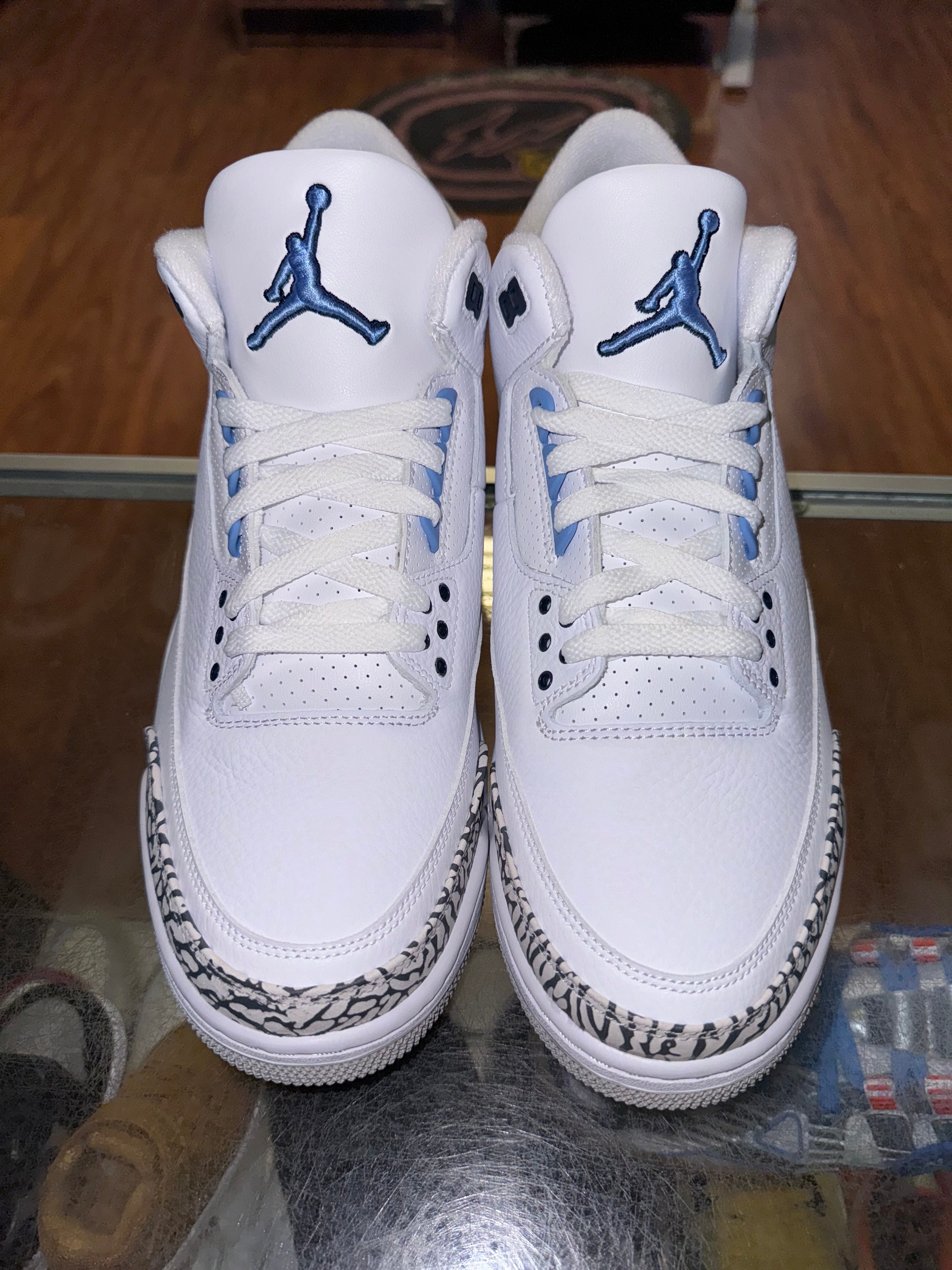 Size 8.5 Air Jordan 3 “UNC” Brand New