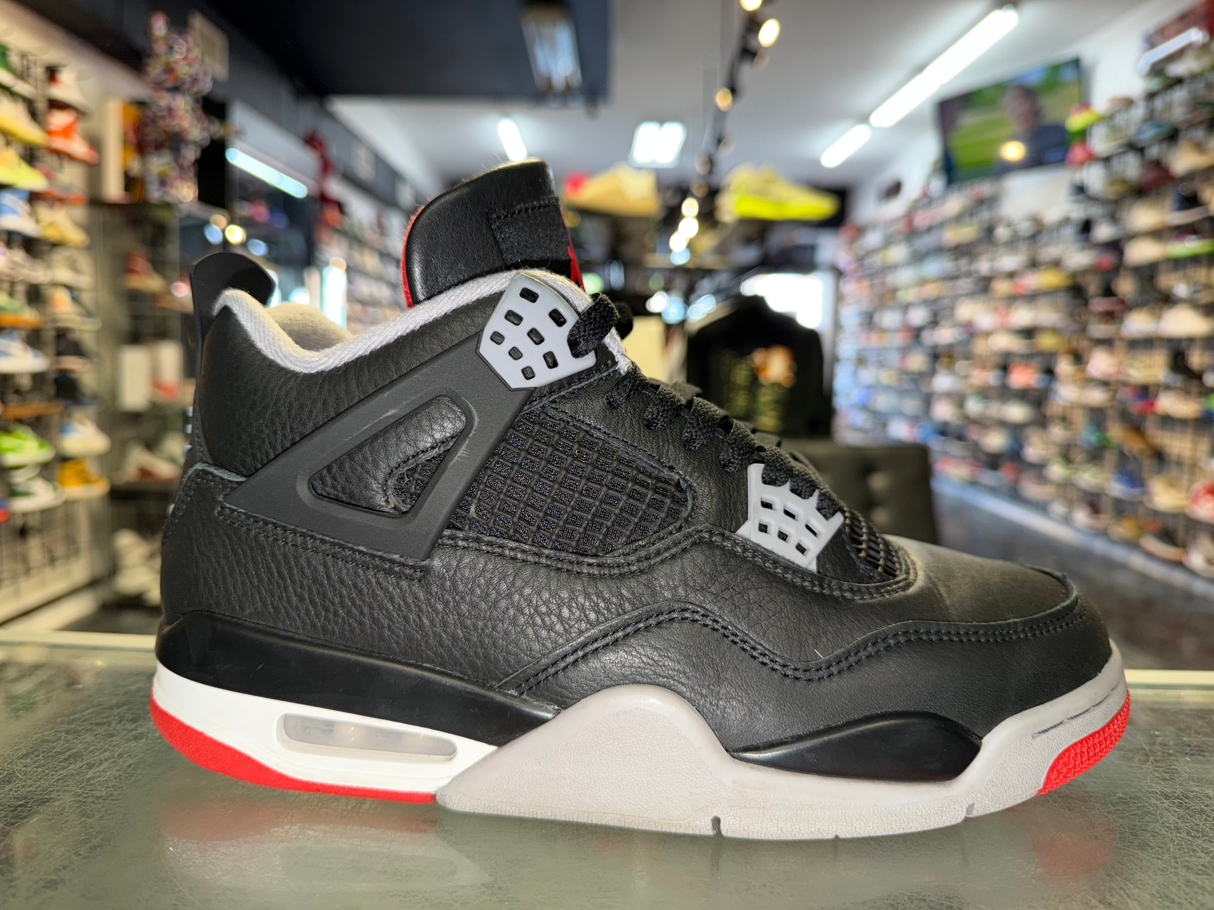 Size 8 Air Jordan 4 "Bred Reimagined"