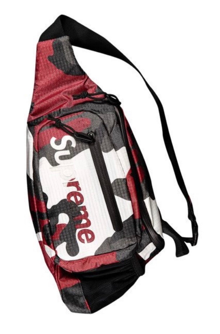 Size OS Supreme Camo Sling Bag “Red”
