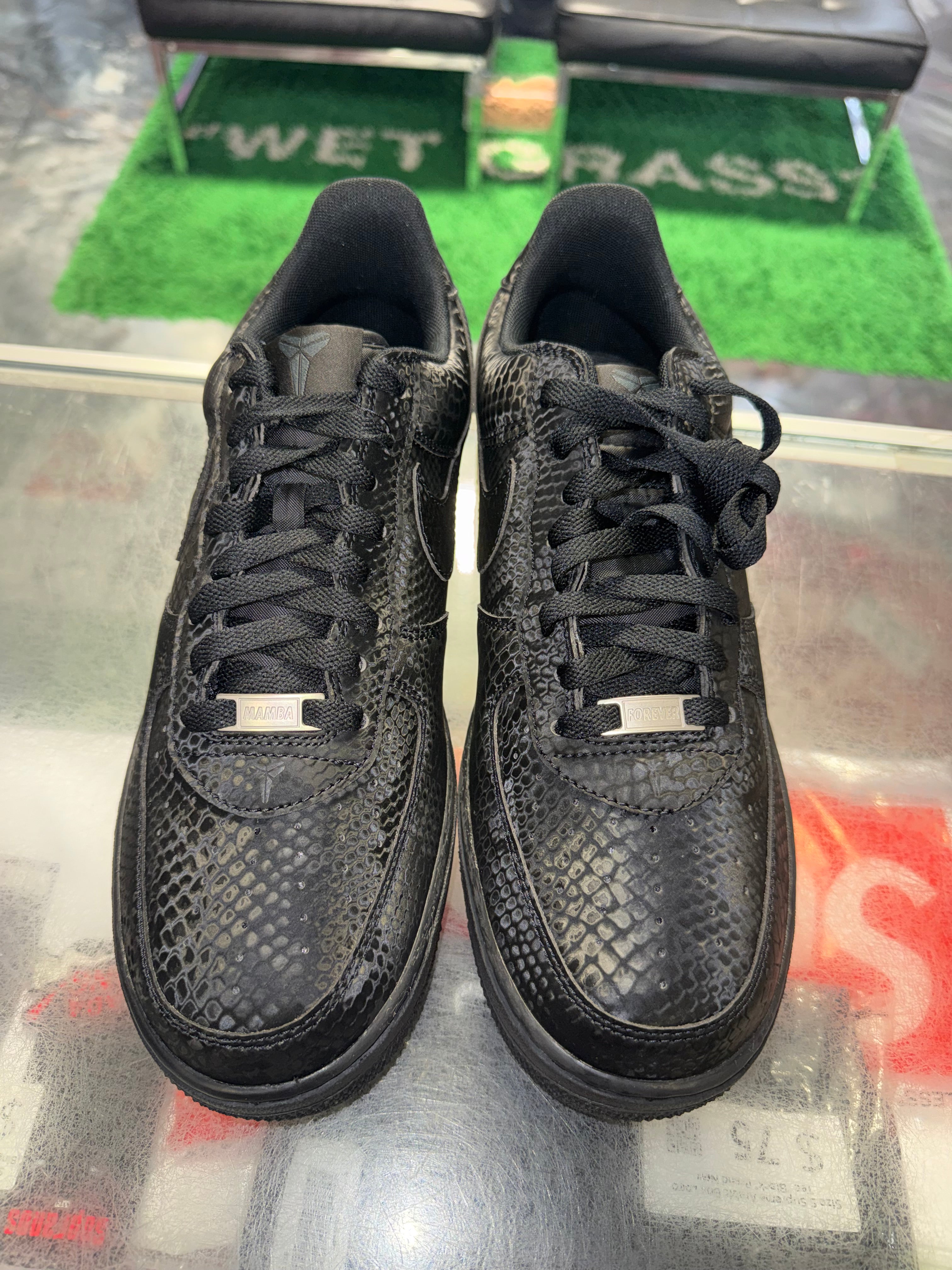 Size 10 Air Force 1 Kobe Bryant "Forever Black" Brand New