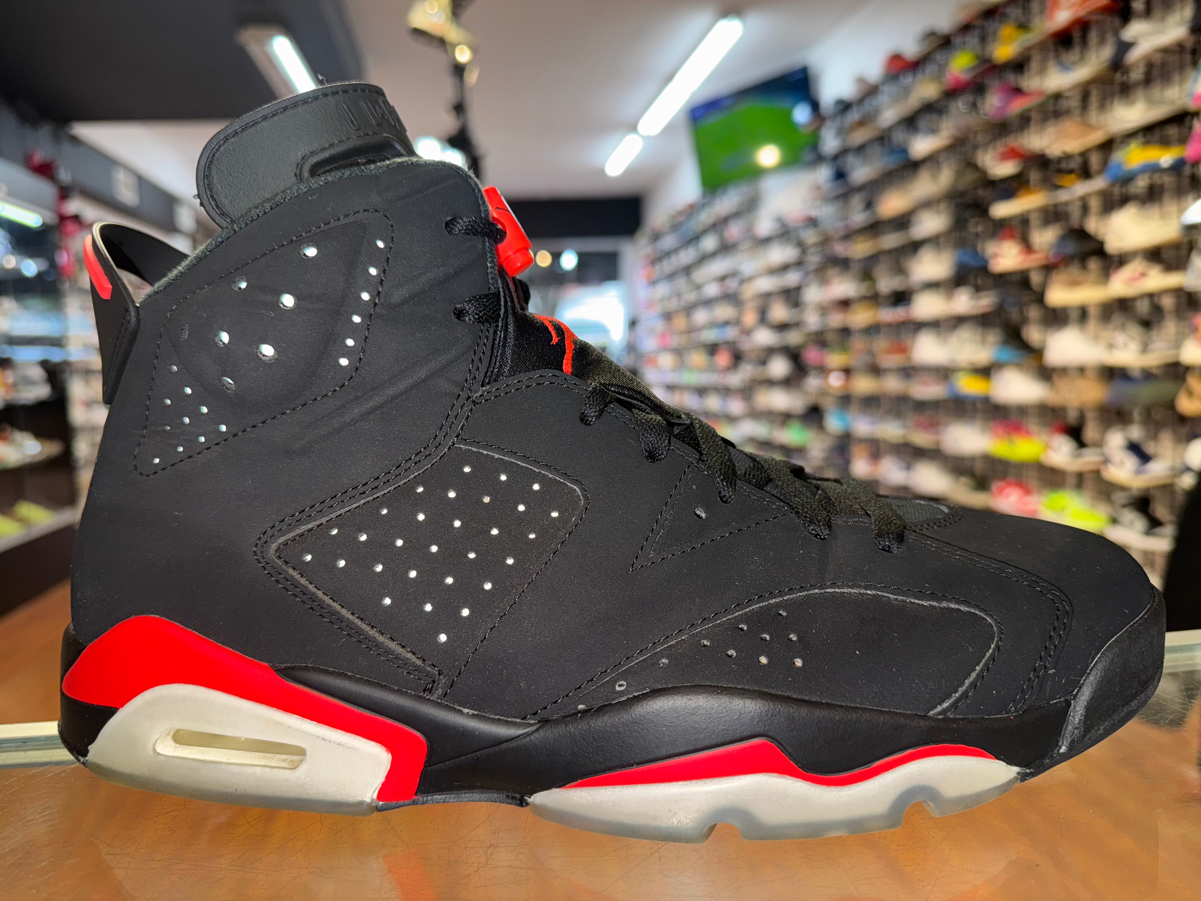 Size 12 Air Jordan 6 "Black Infrared"