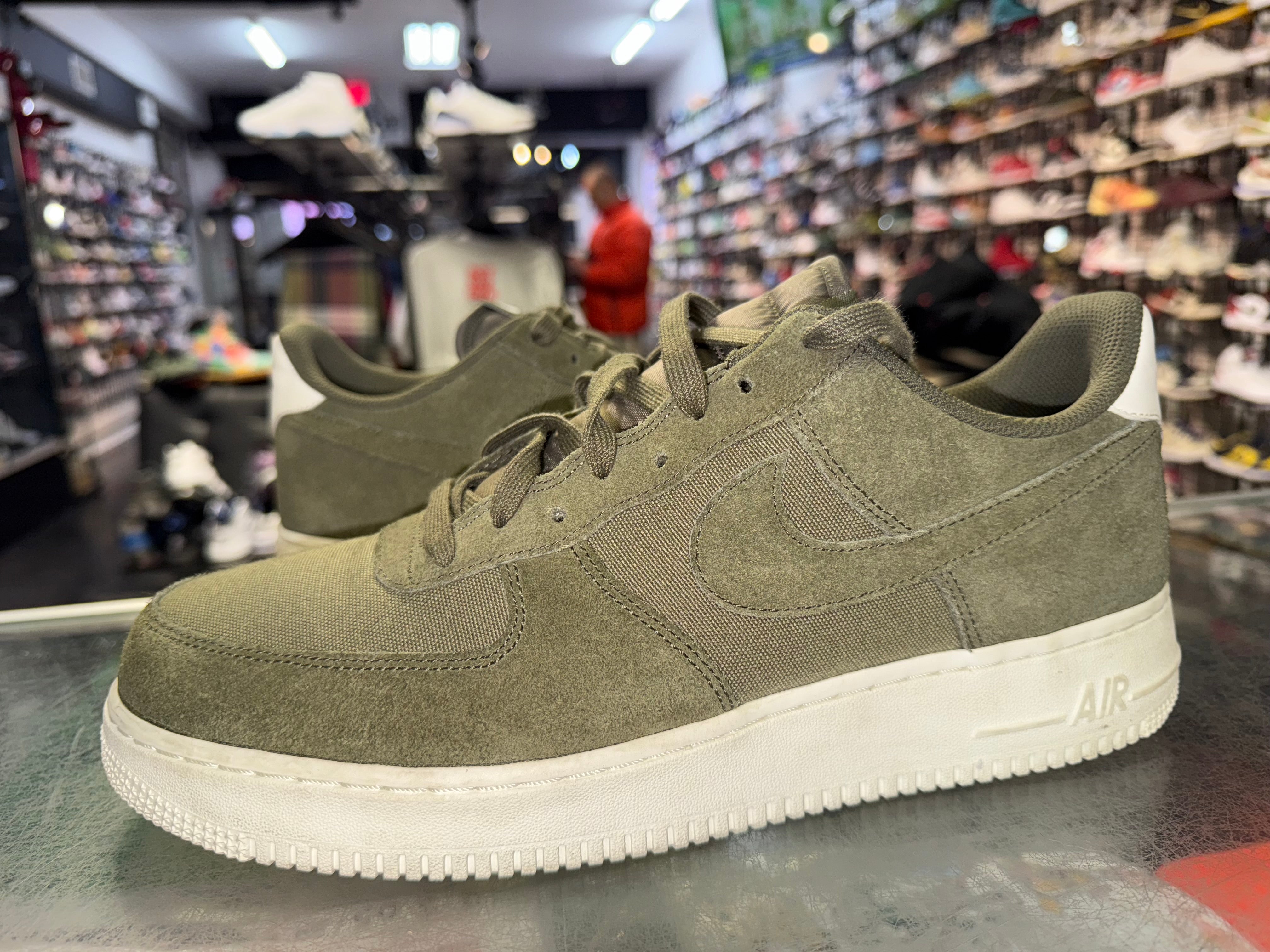 Size 11.5 Air Force 1 "Suede Medium Olive"
