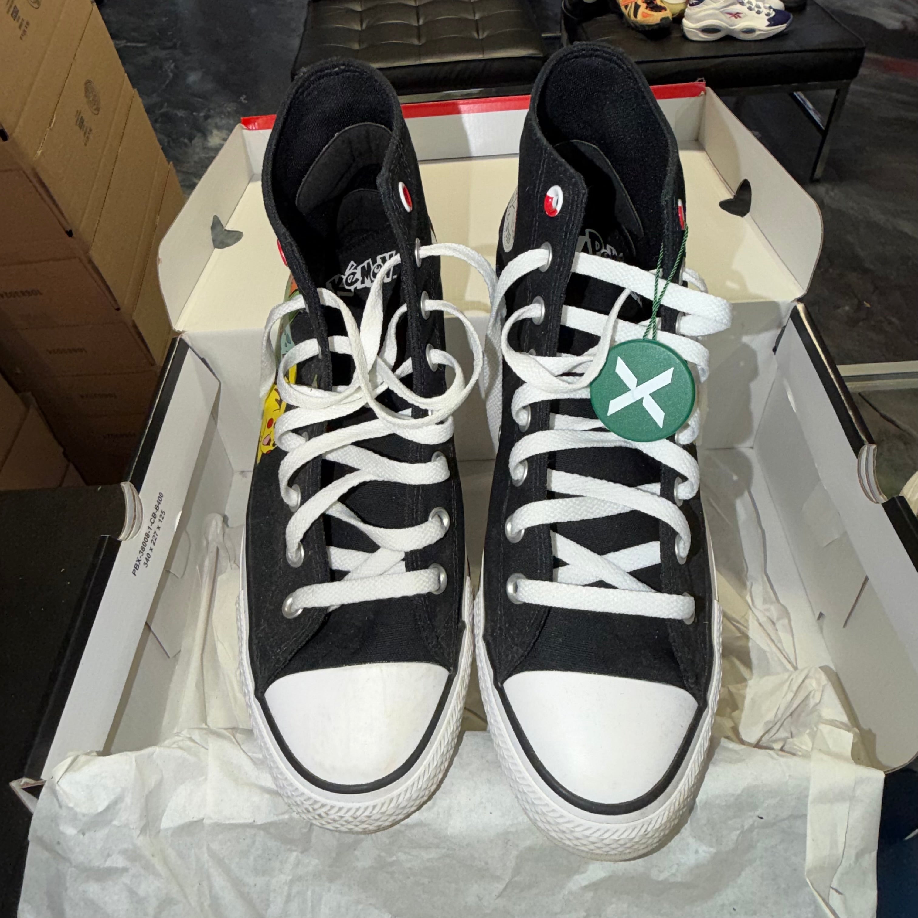 Size 9.5 Converse Hi "Pokemon"