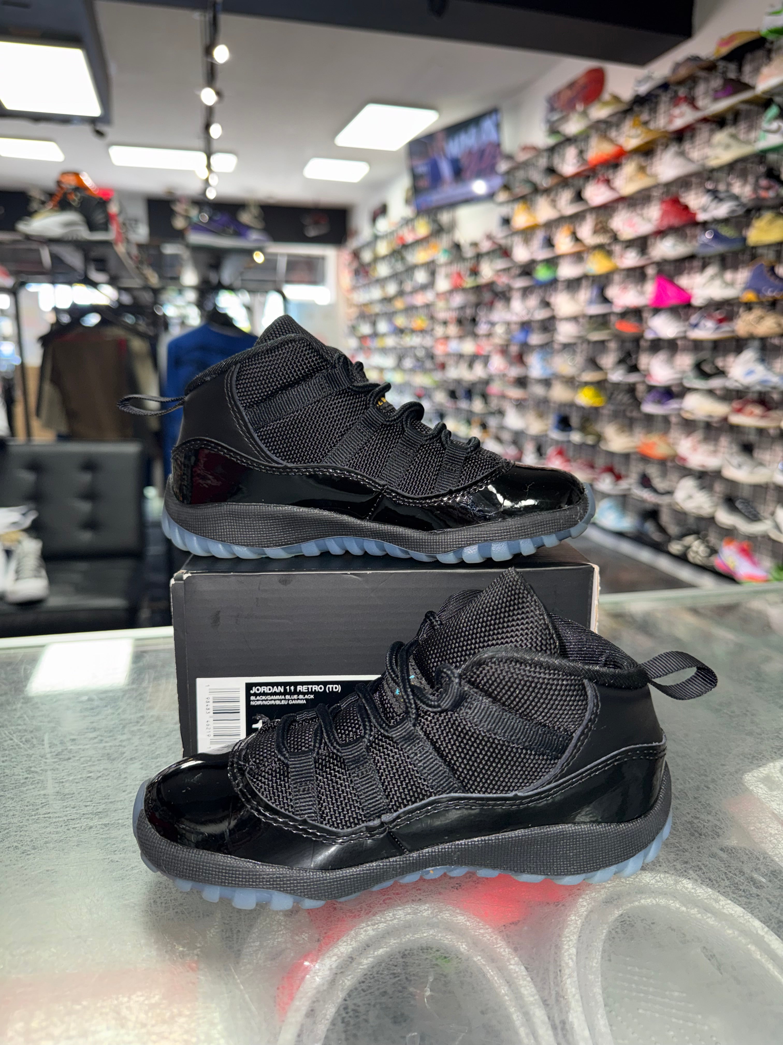 Size 10c Air Jordan 11 "Gamma Blue" (TD)