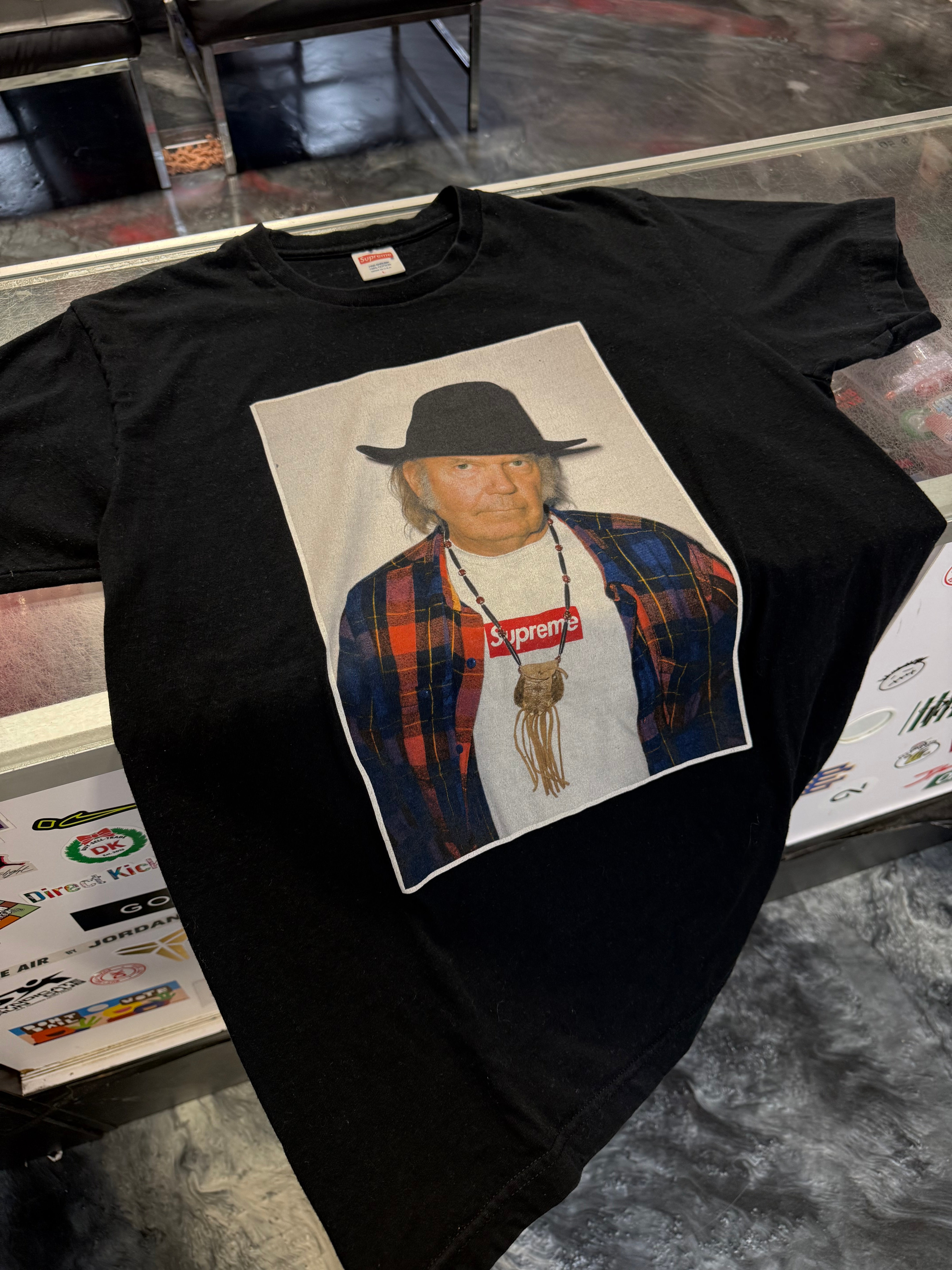 Size L Supreme Neil Young Tee “Black”