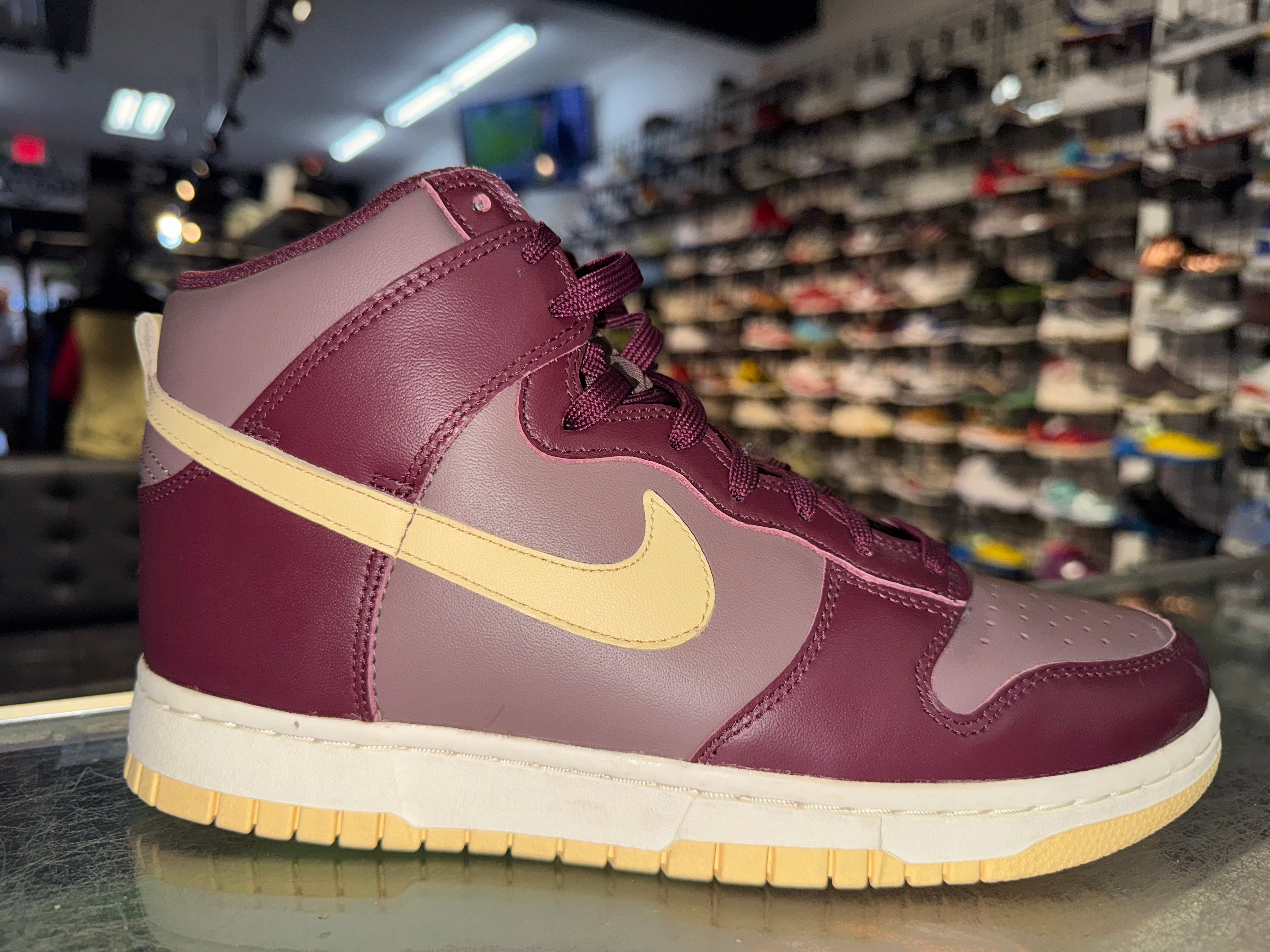 Size 7.5 (9W) Dunk High "Plum Eclipse"