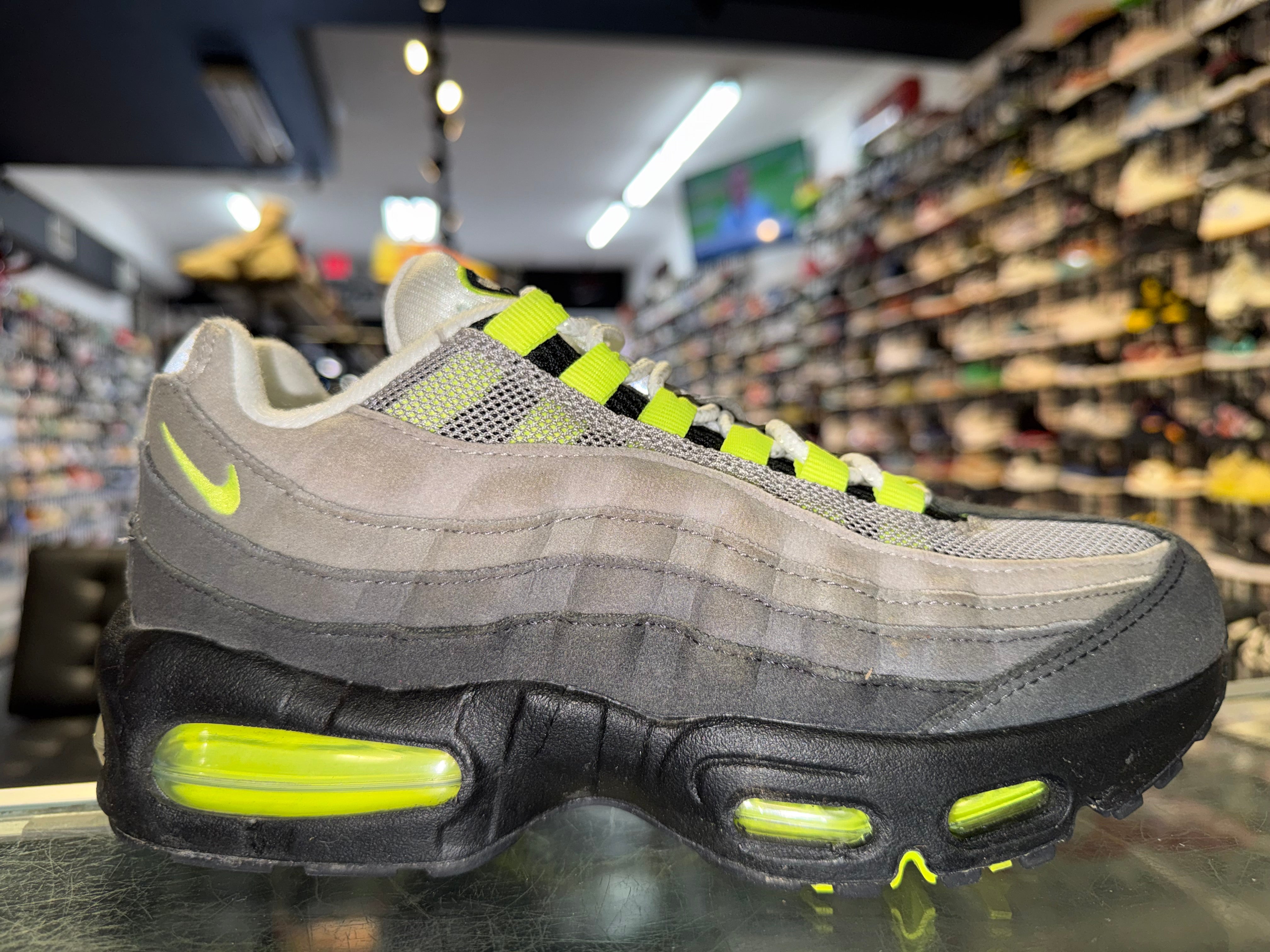 Size 5.5y Air Max 95 Big Bubble "Neon"