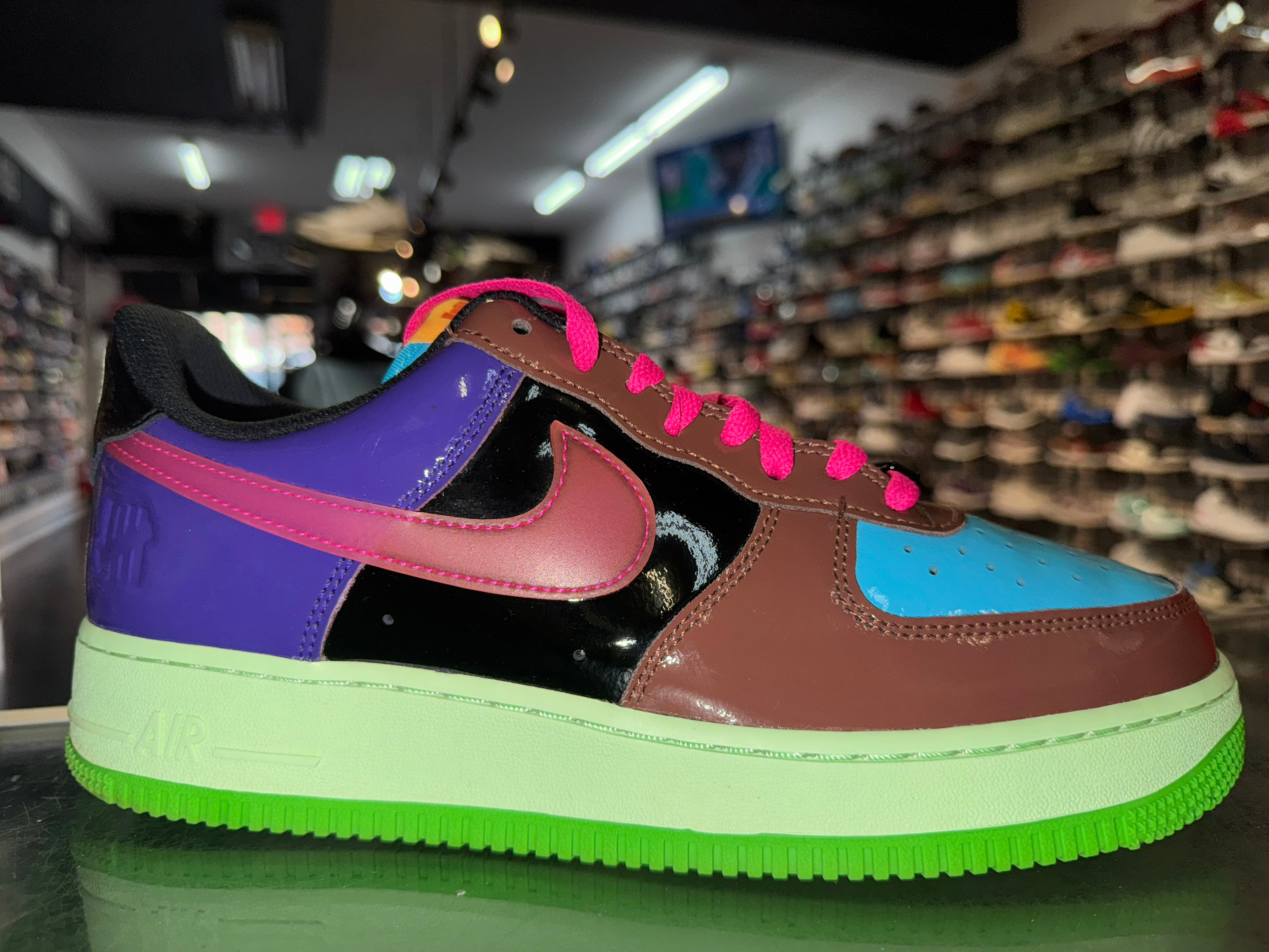Size 9.5 Air Force 1 Undefeated "Patent Pink Prime"