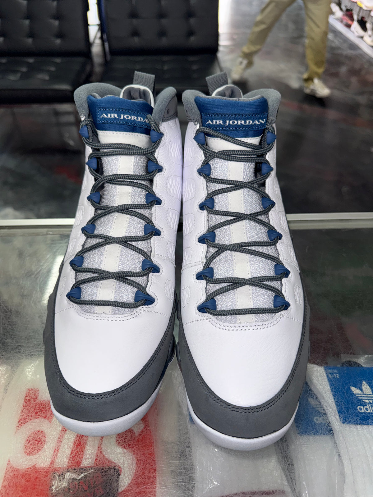 Size 13 Air Jordan 9 "Flint Grey French Blue" Brand New