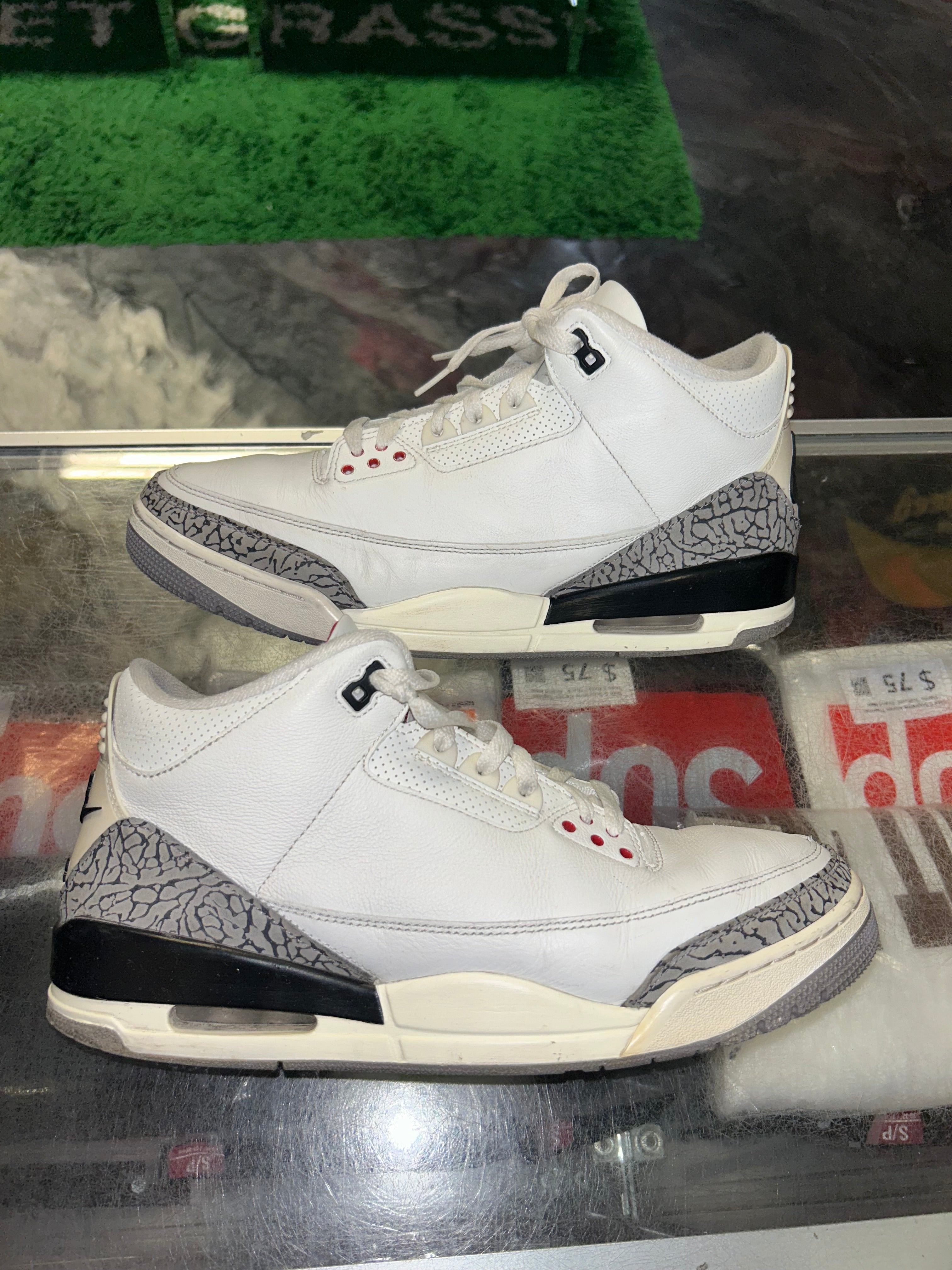 Size 12 AJ 3 "White Cement Reimagined"