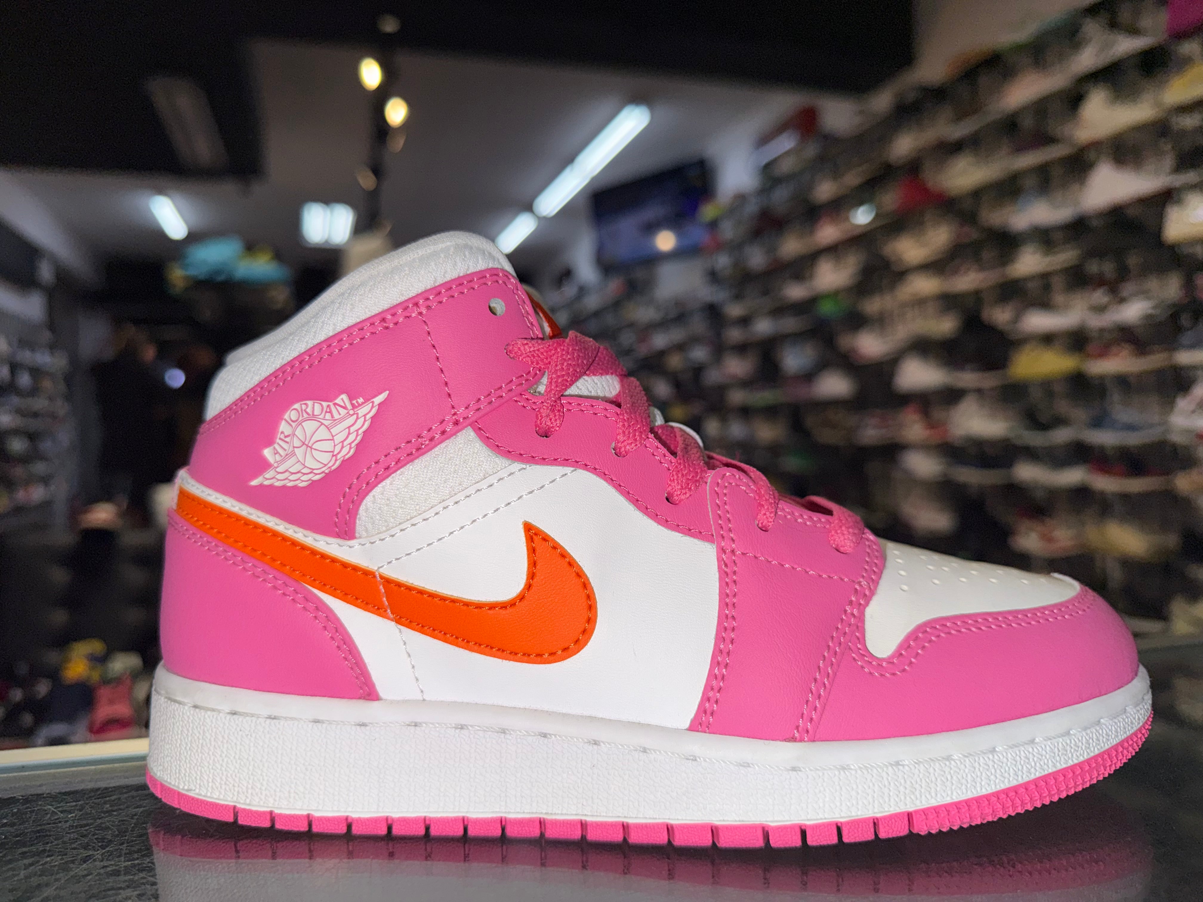 Size 5y Air Jordan 1 Mid "Pinksickle"