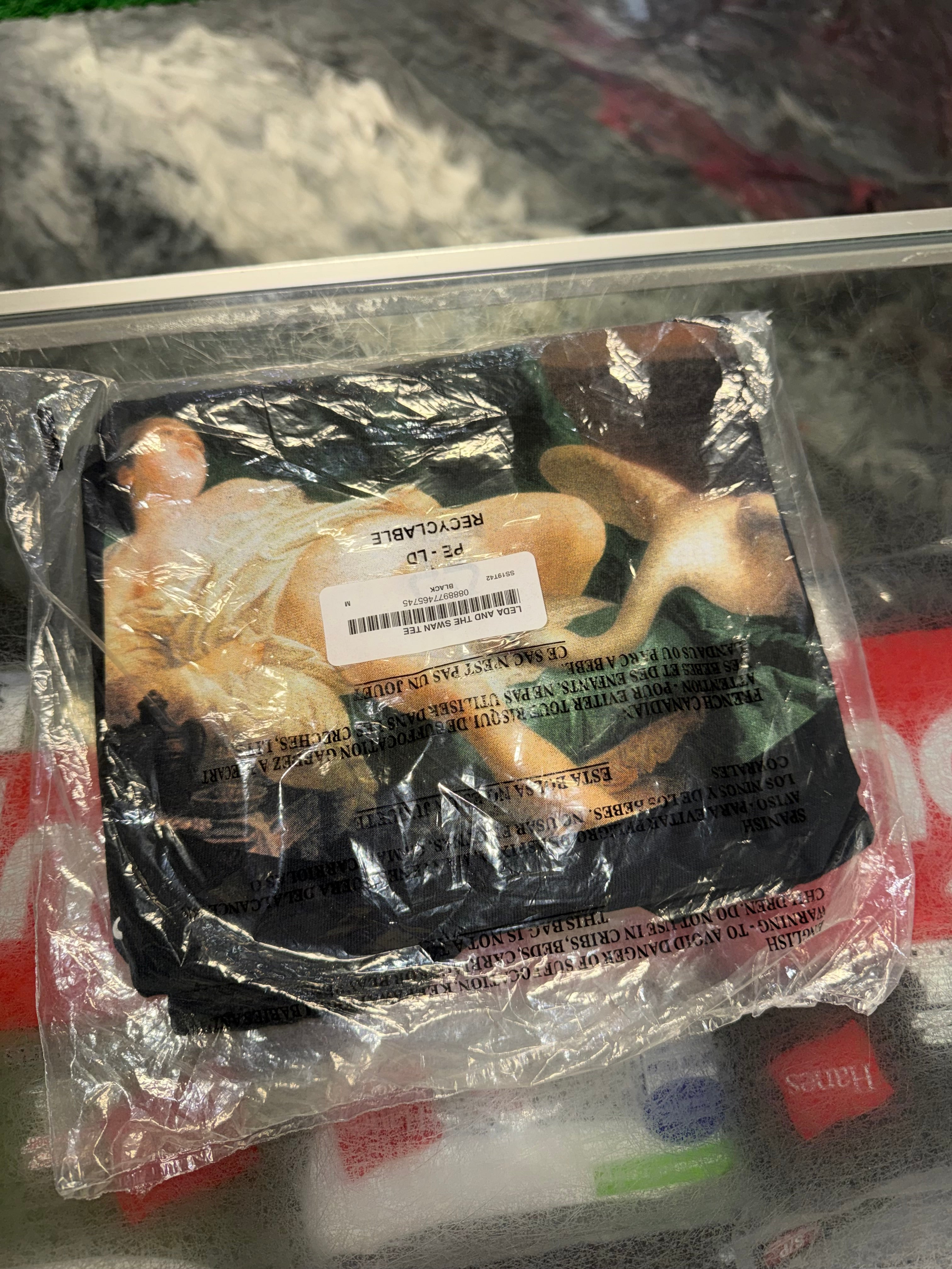 Size M Supreme Leda & The Swan Tee “Black” Brand New