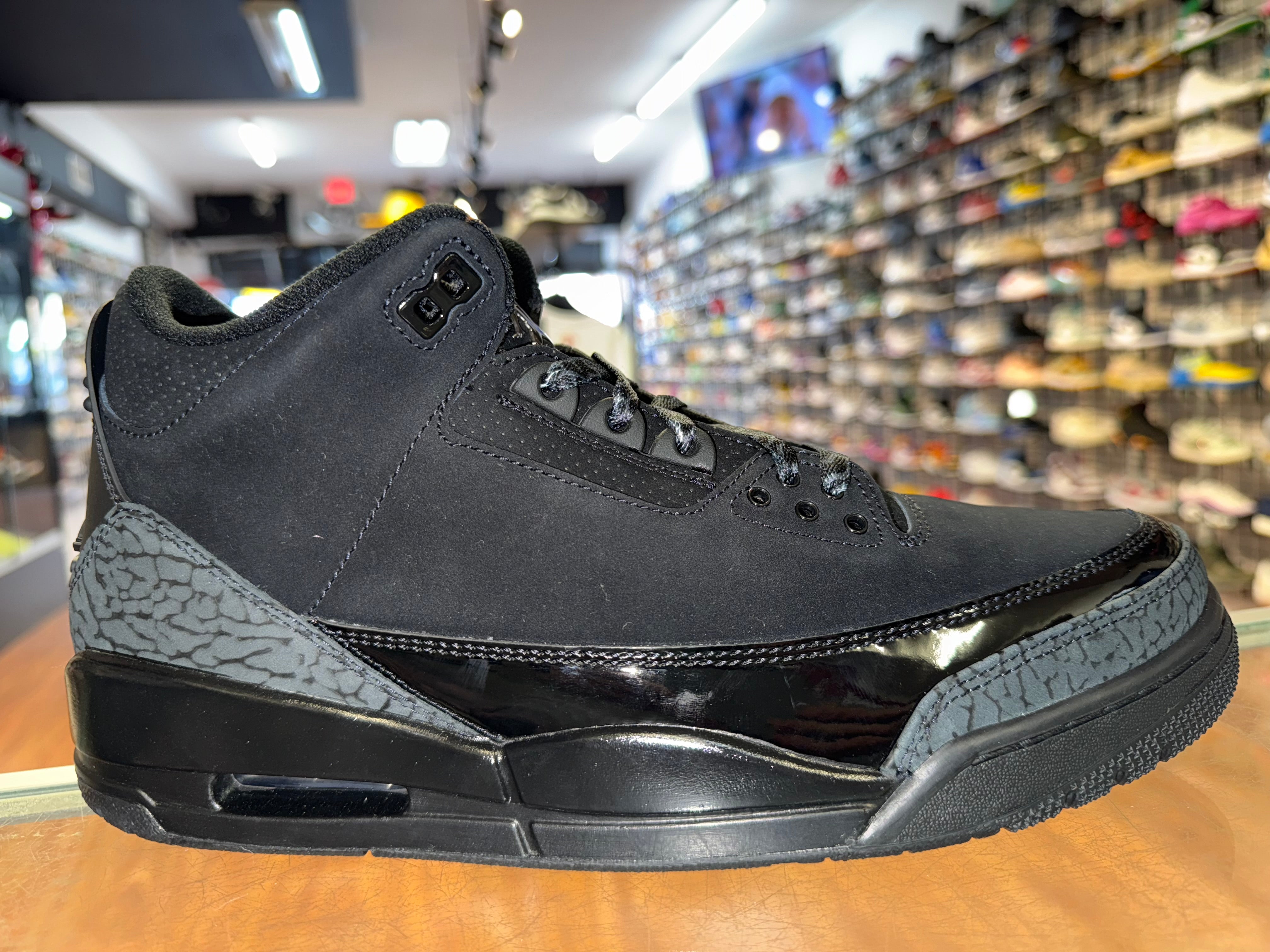 Size 10 Air Jordan 3 “Black Cat” Brand New