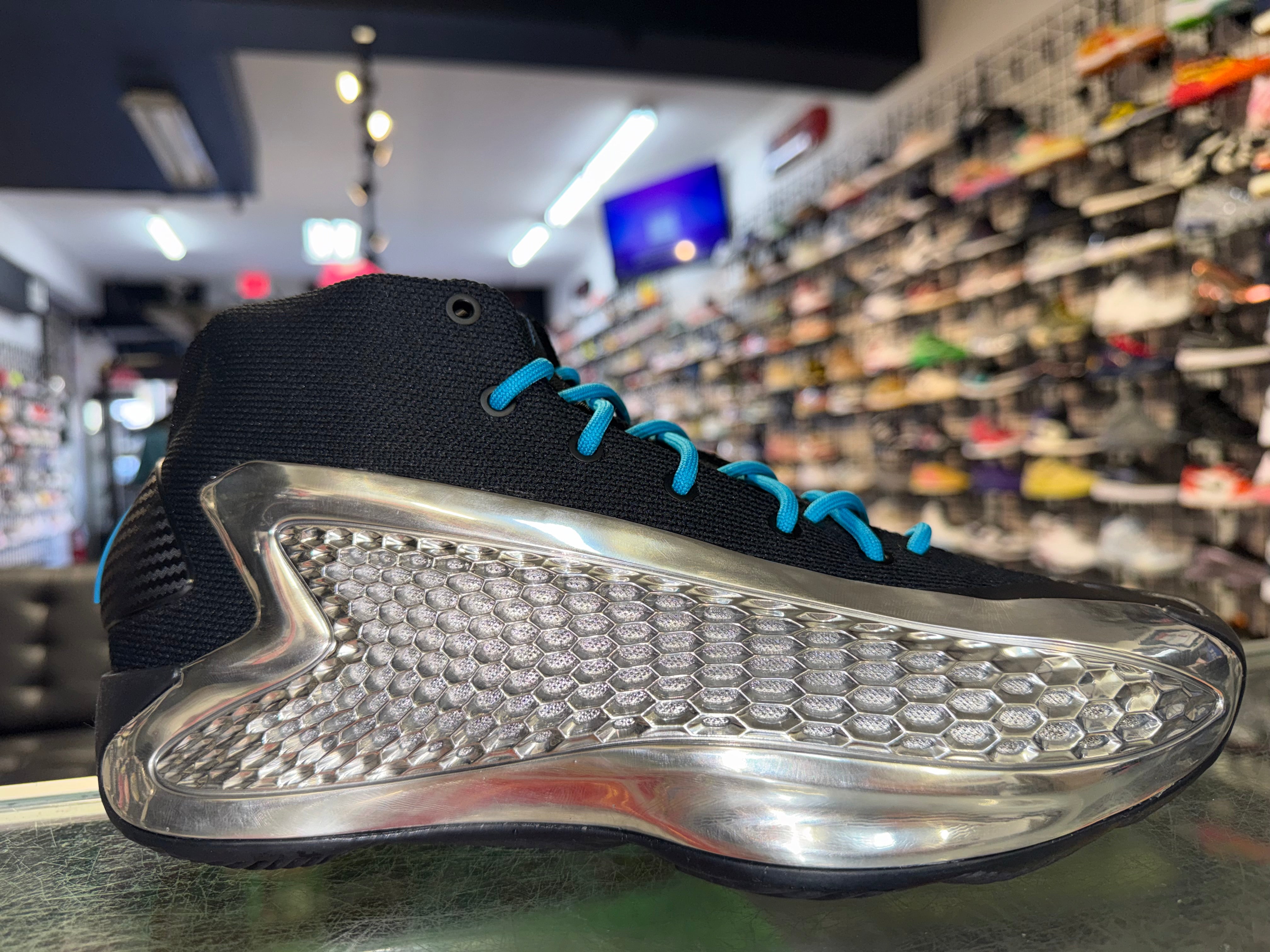 Size 8 Adidas AE 1 “Silver Metallic”