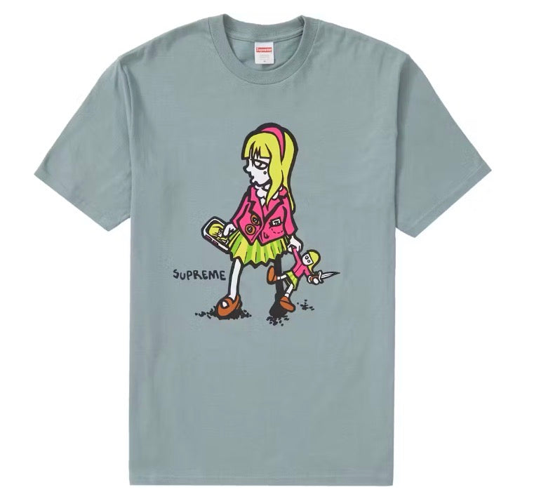 Size M Supreme Suzie Switchblade Tee “Sage” Brand New