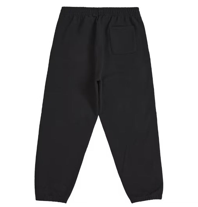 Size M Supreme Satin Appliqué Sweatpants (FW25) “Black”