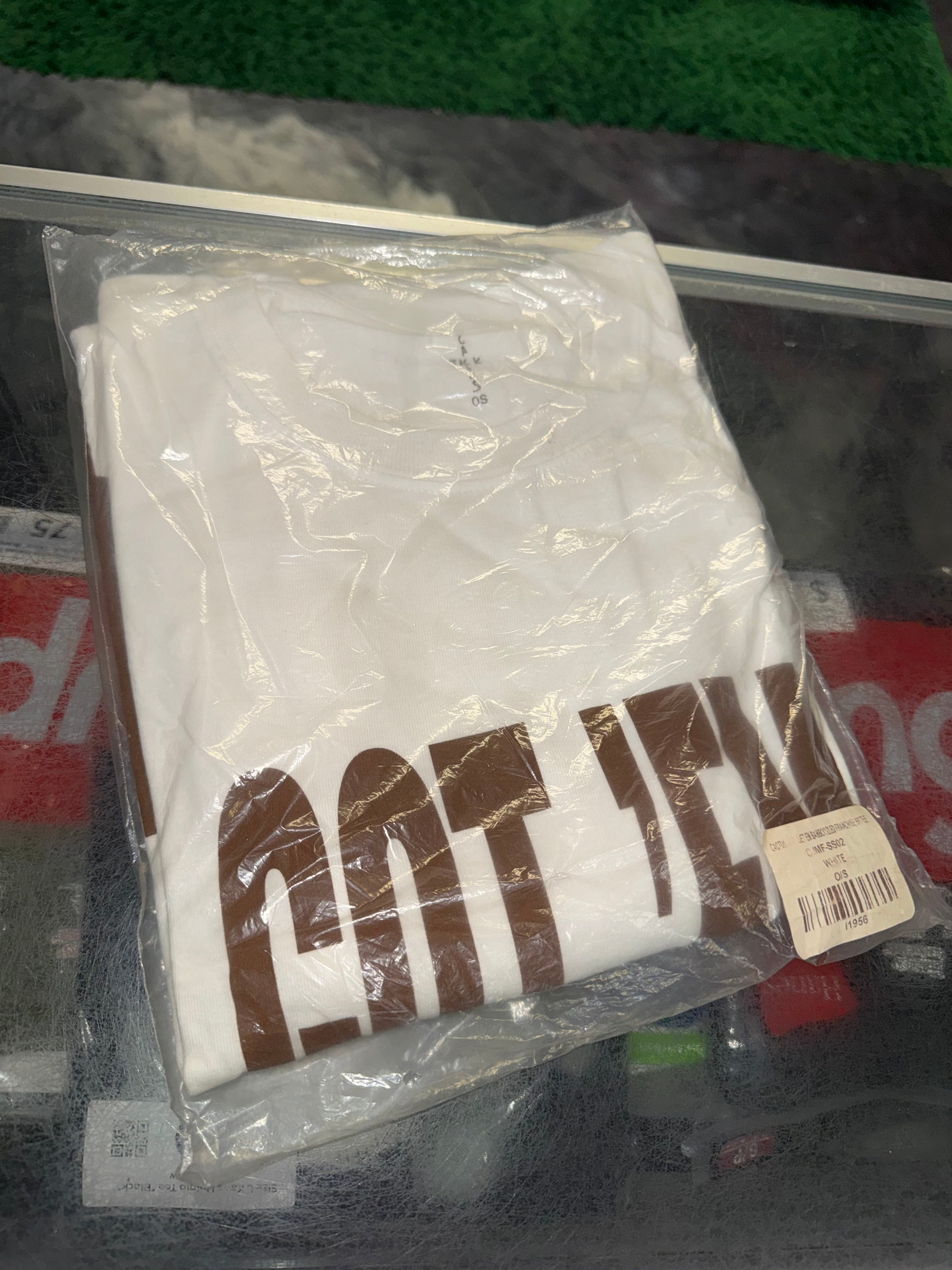 Size OS Travis Scott Franchise Bamboozled Tee “White” Brand New