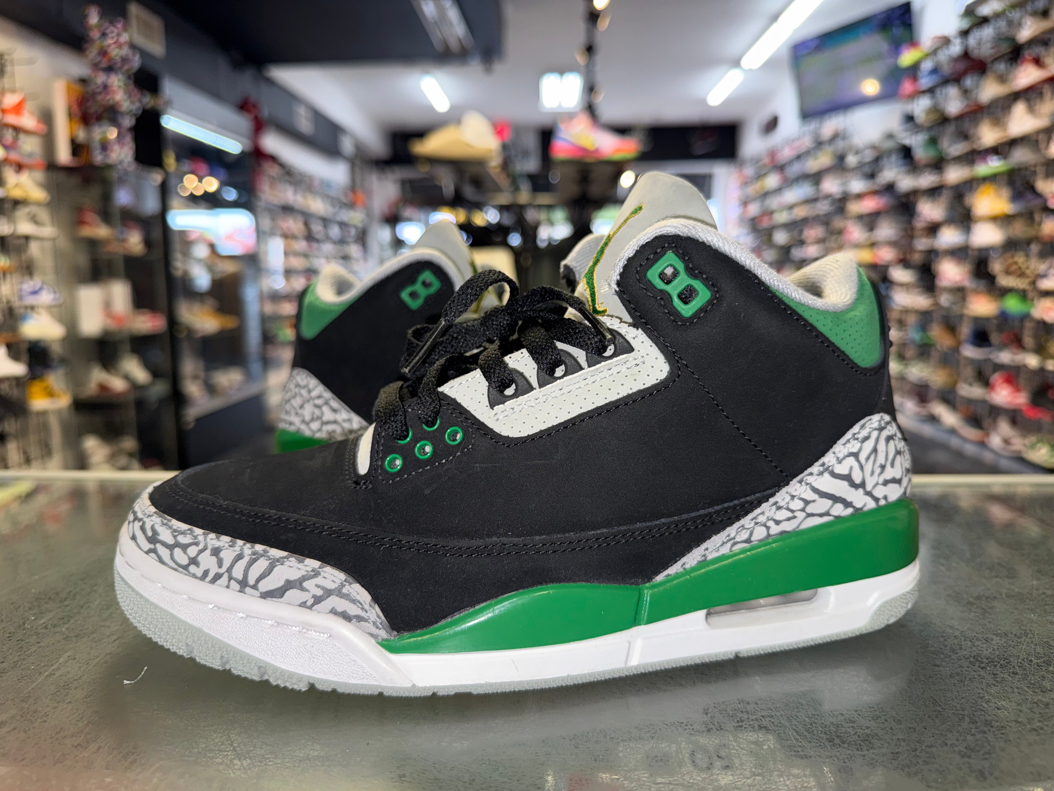 Size 7.5 Air Jordan 3 "Pine Green"