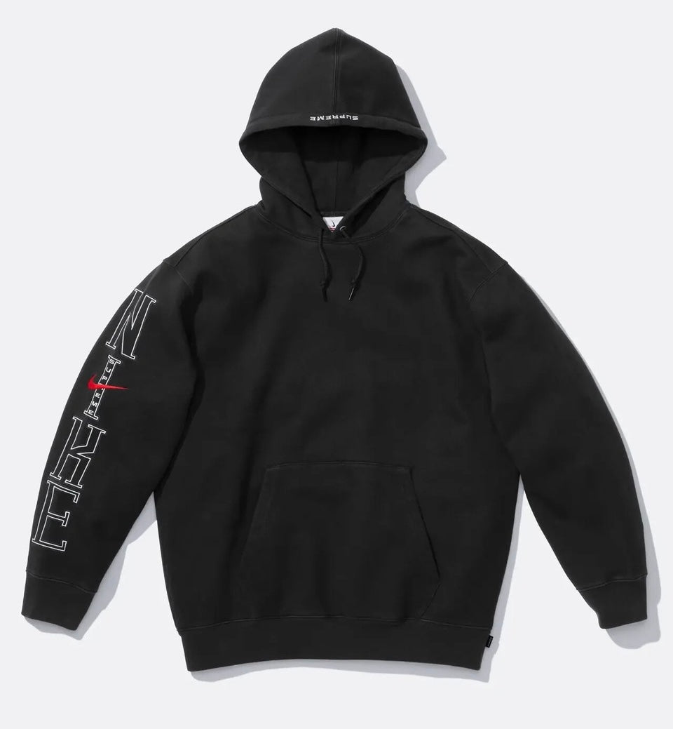 Size S Supreme x Nike Hoodie “Sleeve Logo Black”