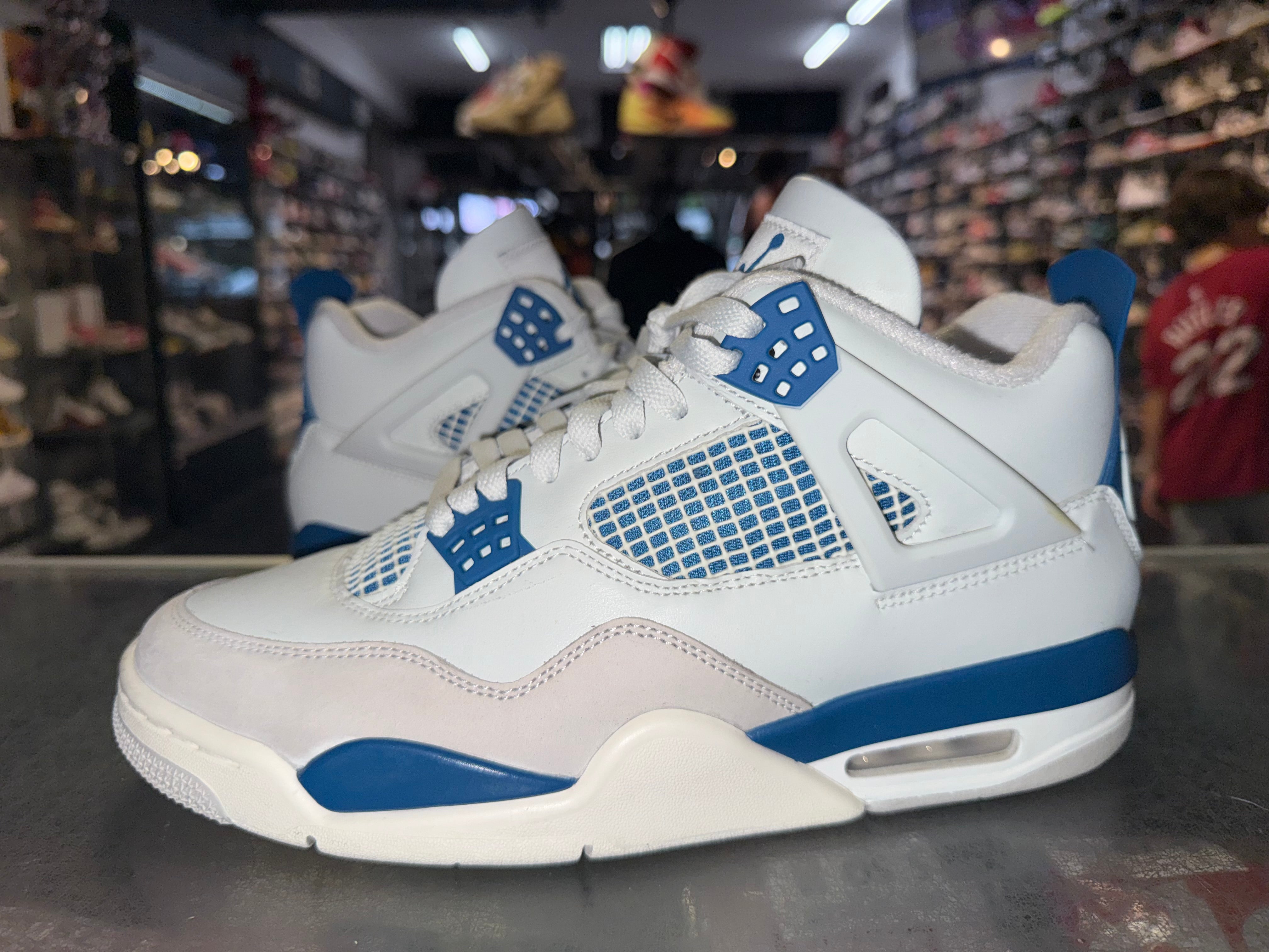 Size 10 Air Jordan 4 "Military Blue"