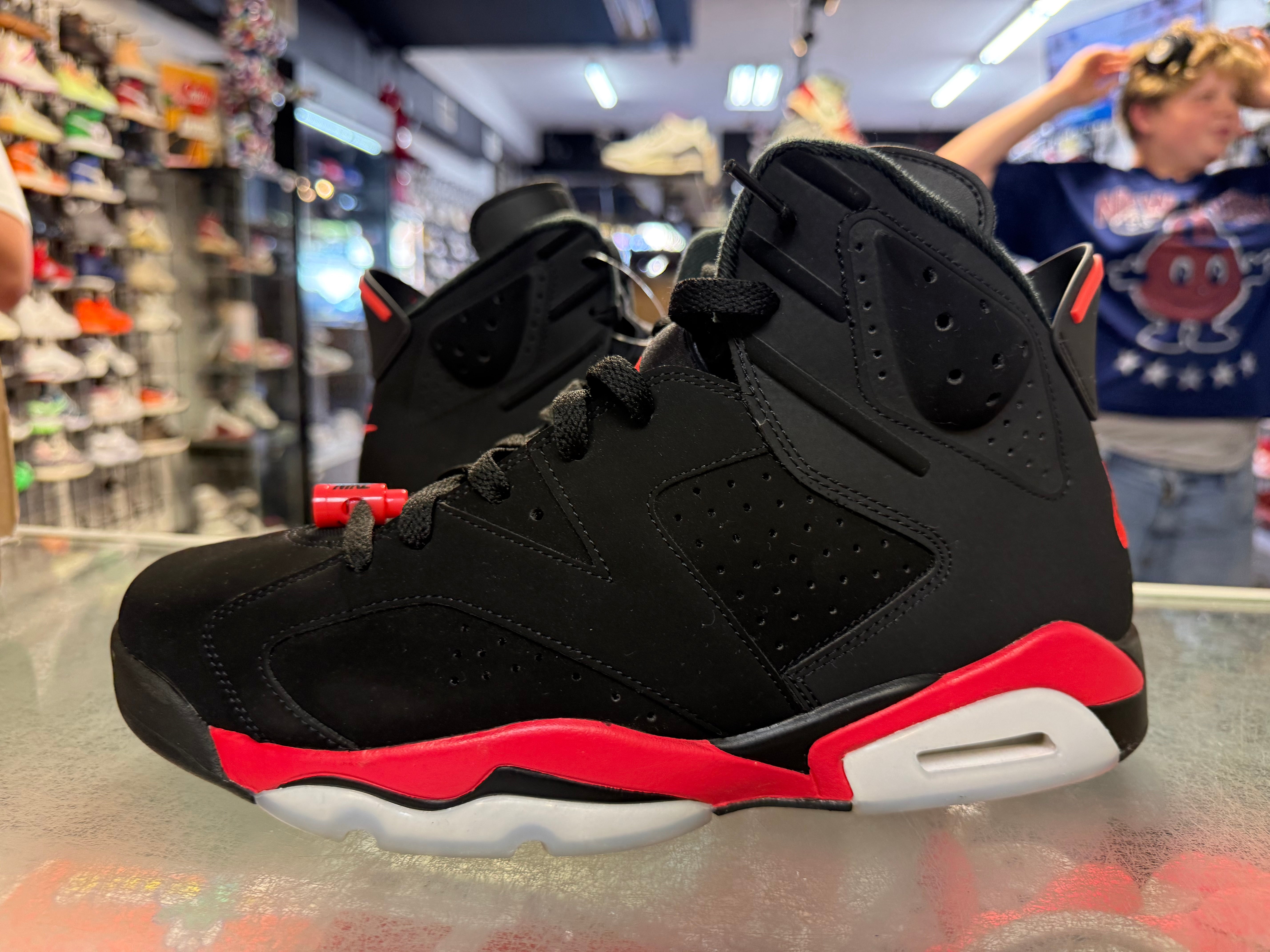 Size 11 Air Jordan 6 "Infrared Salesman"