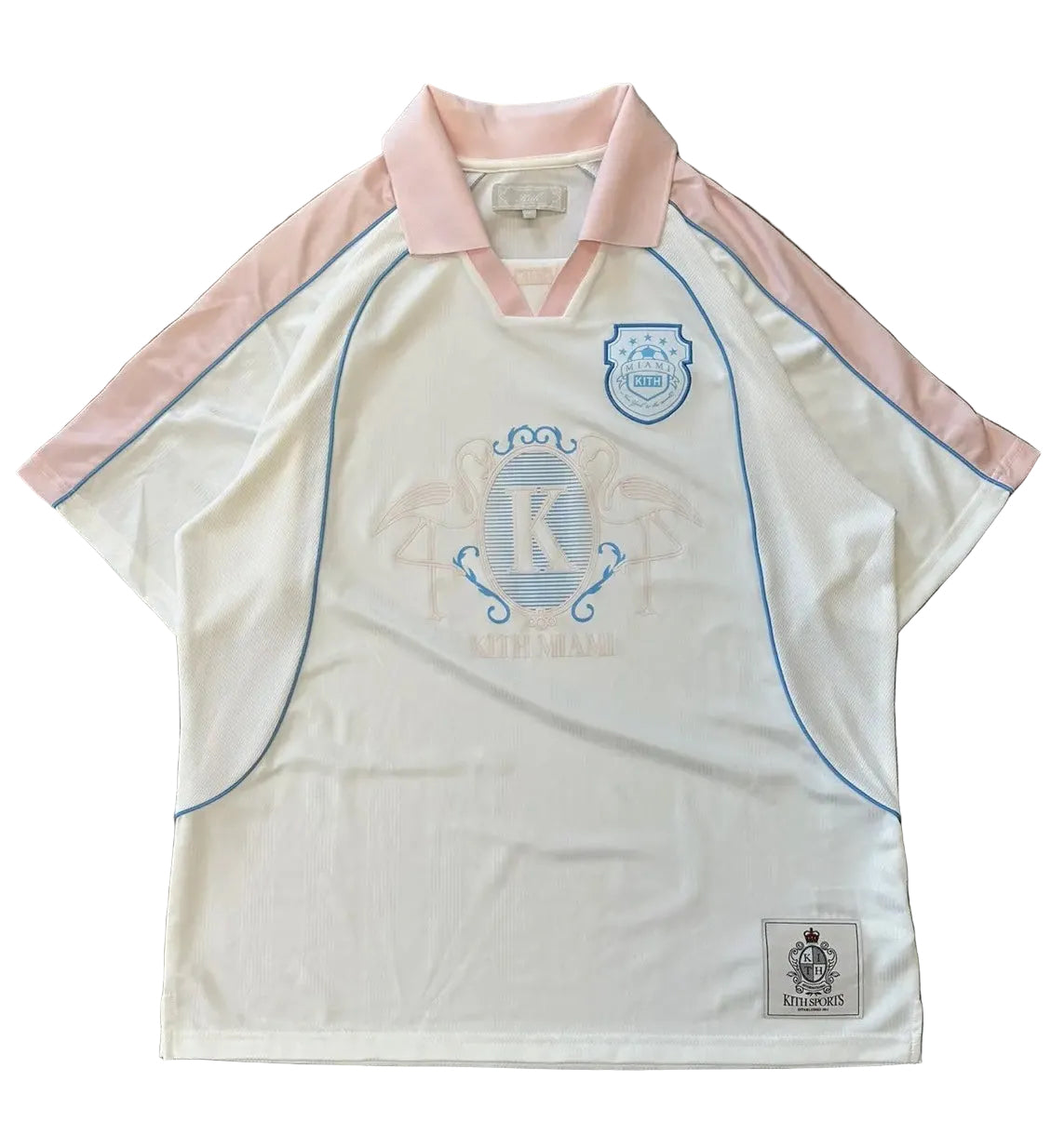 Size XL Kith Miami Store Exclusive Jersey “Blue/Pink”