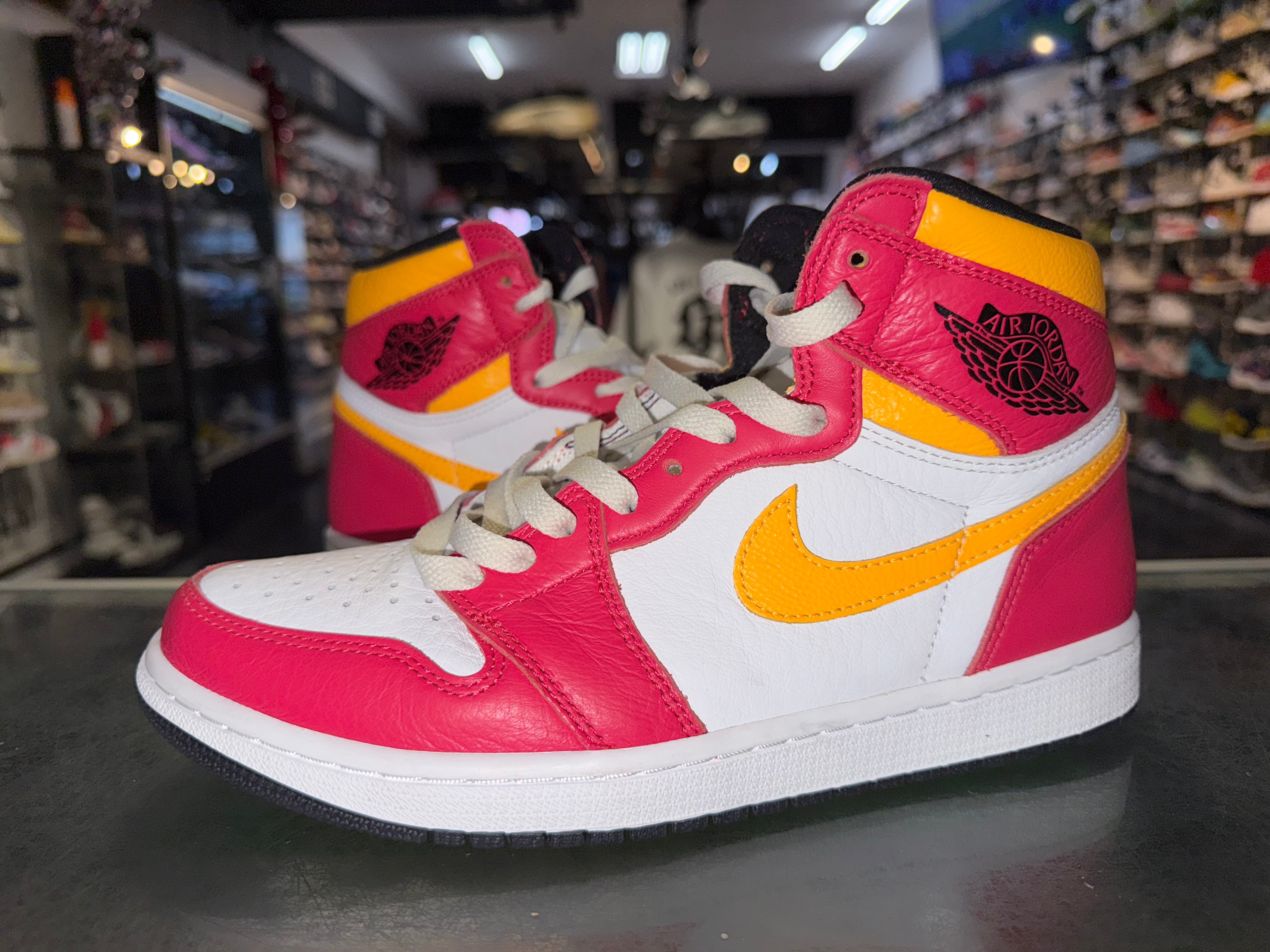 Size 9 Air Jordan 1 "Light Fusion Red"
